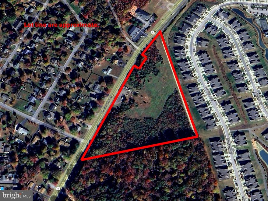 Over 10 acres of commercial ground to build you new business. This lot is the first commercial lot (zoned KI Suburban Commercial) on the right side of rt 8 when traveling north, meaning that over half of the population of Kent Island has to drive by the property to go anywhere. The lot also borders the Kent Island Trail for 1000 feet on the back of the property. Call today before you see someone else cashing in your idea!