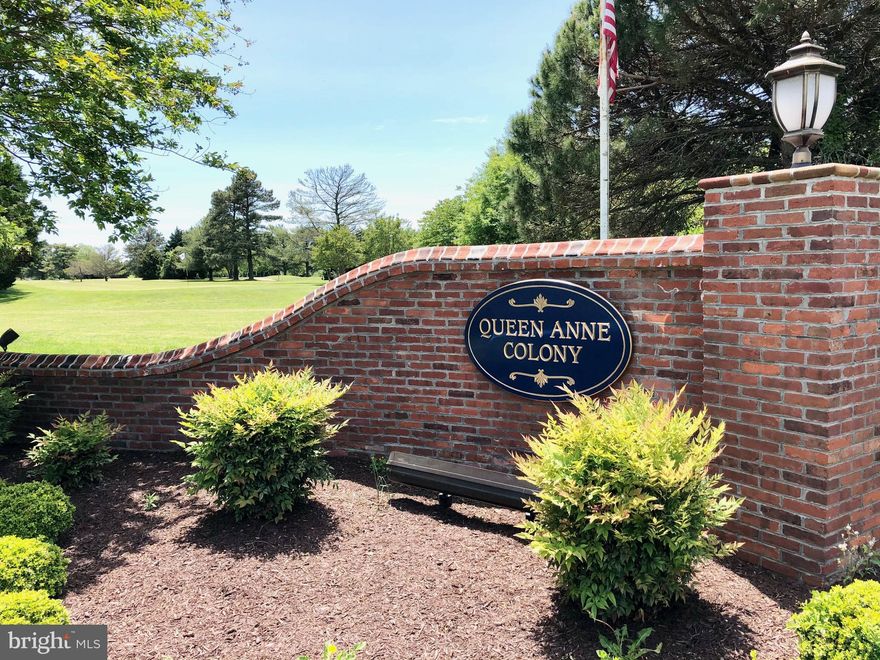 Welcome to Queen Anne Colony, a well-established community stretched out along the Eastern side of the Chesapeake Bay. This could be where you build your dream home and start to enjoy the laid back lifestyle of the Kent Island area. Directly across the bay from the community is Annapolis and the well known Thomas Point Lighthouse. The community adjoins Queen Anne Marina and Blue Heron Golf Course with a county residents public boat ramp a mile away. Using the boat ramp or marina slips any boaters can easily go explore the many quaint maritime communities such as- St Michaels, Oxford, Tilghman Island, etc. Public sewer service has recently been completed to the community allowing a few lovely homesites to become ready for immediate residential construction.  Your home built on this lot would soon be encompassed by three other new homes to be built.  This is a level and dry lot that is 100'wide by 200'deep allowing limitless styles of homes. The Community Association is very active and engaged to help protect residents’ property values into the future. At time of listing this lot represents the most economical offering in this highly desired community so with falling construction cost and interest rates, interested folks should move quickly,