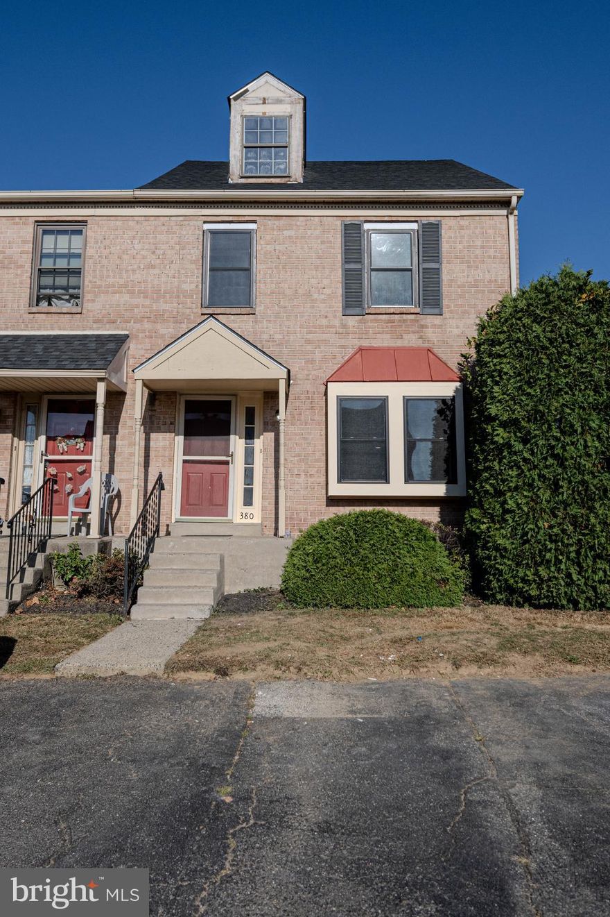 Great opportunity to get into a well-maintained and desirable neighborhood right before the holiday season. Come check out this 2 bed 1.5 bath end-unit that has a brand new roof and windows.  New LVP flooring throughout the main-level and new carpeting in the finished basement. The basement features an industrial-like look with exposed black ceilings that is perfect for entertaining, home office, or a playroom for the kids. Kitchen was updated in 2015 and the large bathroom upstairs has separate vanities and new tile flooring. Realtor has ownership in the property.