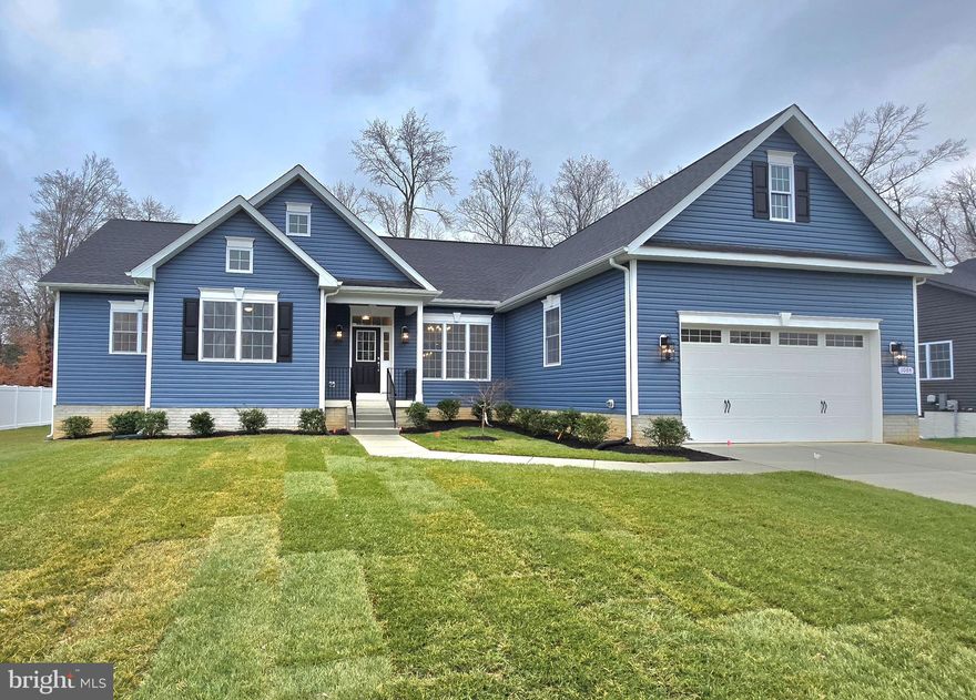 This gorgeous rambler is sitting in the heart of La Plata and TO BE BUILT!!! This home offers 4 bedrooms, 3 full baths on the main level with an optional 5th bedroom & 4th bath in basement.. Upon entering the home you will notice your large dining room with picture window and tray ceiling or home office with French doors. Continuing into your large open great room with vaulted ceilings you can see the open concept the builder has delivered. Large windows cover the back wall of the great room to give you a picturesque view of the back yard. The gourmet kitchen offers different color and style cabinets, stainless steel appliances, granite / Quartz countertops, recessed and pendant lighting over the island. On one end of the home you will find two large bedrooms and a hallway bath with tub insert. On the opposite end of the home you will find the third bedroom and full bath next to the primary suite. The primary suite offers another tray ceiling, 2 separate walk in closets, and primary suite with separate water closet, soaking tub, tile shower with see thru glass, and tile floor. The main level laundry offers a washer and dryer hookup, cabinetry and wash sink with countertop space and tile flooring. This room also leads to your over sized finished garage with garage door openers. Downstairs you will find a enormous unfinished basement covering the entire footprint of the home, including a rough in for another full bath unless you contract to finish during the build. Builder has a plan and is able to finish basement before settlement if included in the initial contract. Call with any questions on floor plans or finishes builder can offer.