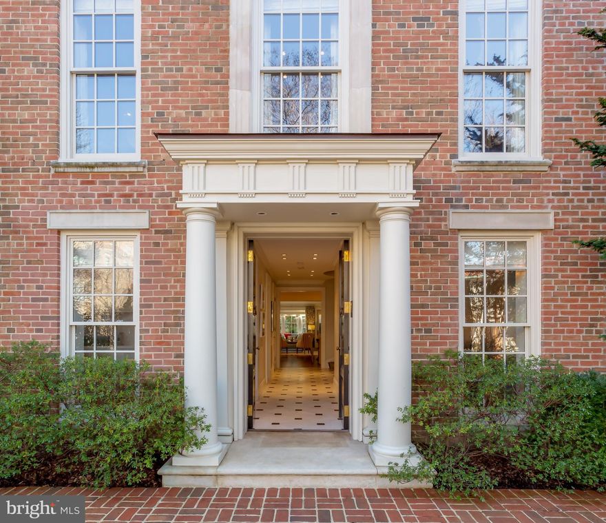 The best in casual family living as well as exquisite space for formal entertaining. Flawless jewel stripped to studs, expanded, and reimagined with limitless custom details and amenities in highest standard of building. Enviable warm and welcoming kitchen/family room with expansive views and direct access to rear garden. First level also includes marble floor center hall, curved staircase with circular skylight, four-level elevator, office, reception room, powder room, and laundry room. Elegance defines living room with sunroom and balcony, dining/library with butler pantry, and powder room. Top two levels include four en-suite bedrooms. Additional features - new extra-wide 2-car garage, exterior rear & front snow and ice melt, new centered front doors and portico, wine cellar, all new double-glazed full-height windows, one gas and two wood fireplaces, underground exterior utility wires, and so, so much more. Nothing has been overlooked.