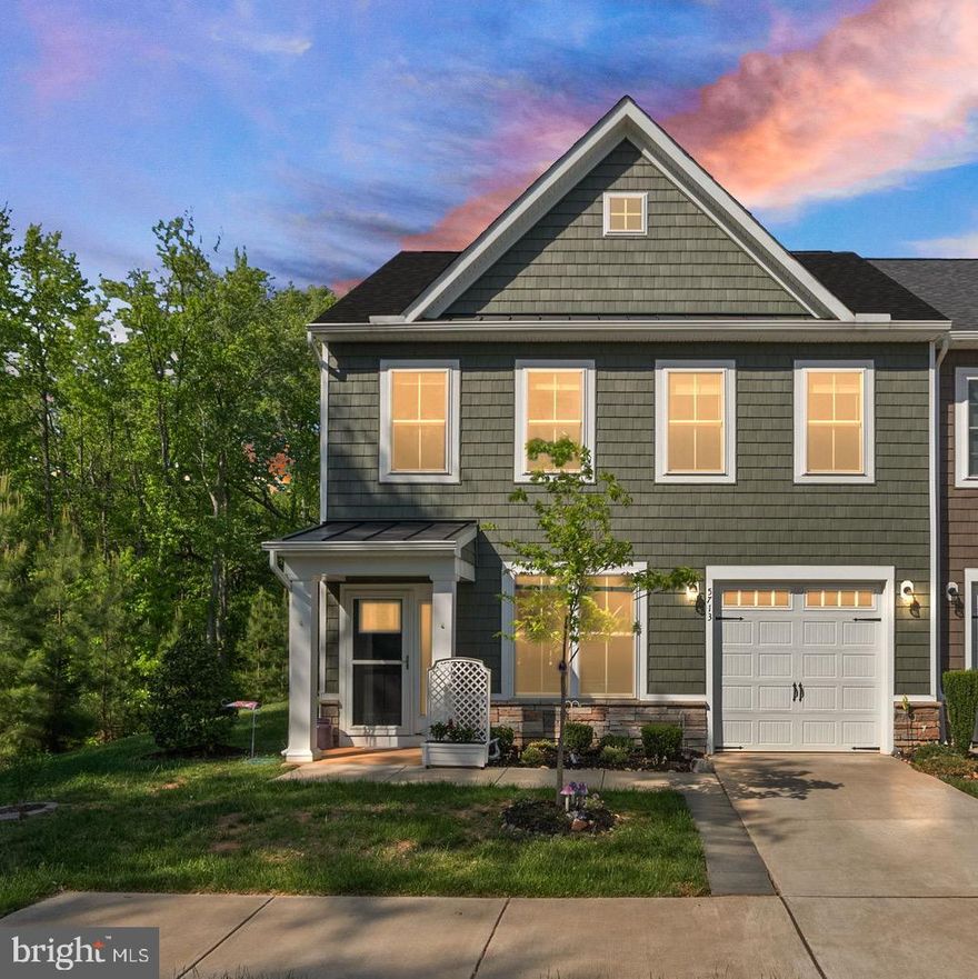 OPEN HOUSE canceled. Rarely available, gorgeous END UNIT Villa located in the 55+ Community of The Villas at Salem Church! Located just minutes from Central Park, Wegmans and multiple Commuting Options! Old Town Fredericksburg is only 10 minutes away, chockful of Restaurants, Shopping and History! Step through the front door and you will find an Amazing Flex Space, the options are unlimited! Maybe a Dining Room, Family Room or even both! Straight back takes you to the glorious Kitchen space with S/S appliances, Granite etc! A full size pantry rounds off the space. The Cozy Family Room is anchored with a convenient Gas Fireplace. Just around the corner is the Primary Suite with a Vaulted Ceiling and Two Walk In closets! The ensuite Primary Bath is perfect, a super walk in shower and Dual Sinks! The Main Level Laundry makes the space perfect for complete Main Level Living! Heading Upstairs gets you to the Loft and Two generous secondary bedrooms, a Full Bath and a Utility Room. Lawncare included in the HOA! 
Your guests will never want to leave! Equipped with a One Car Garage this Villa is perfect for the Downsizer, Snow Bird, Full Time resident, it doesn't matter, THIS is the place for you! By the way don't miss the Private Backyard and the Concrete Patio, it's a great place to start the day with a Cup of Coffee or End It in an Afterwork Relaxation Retreat!