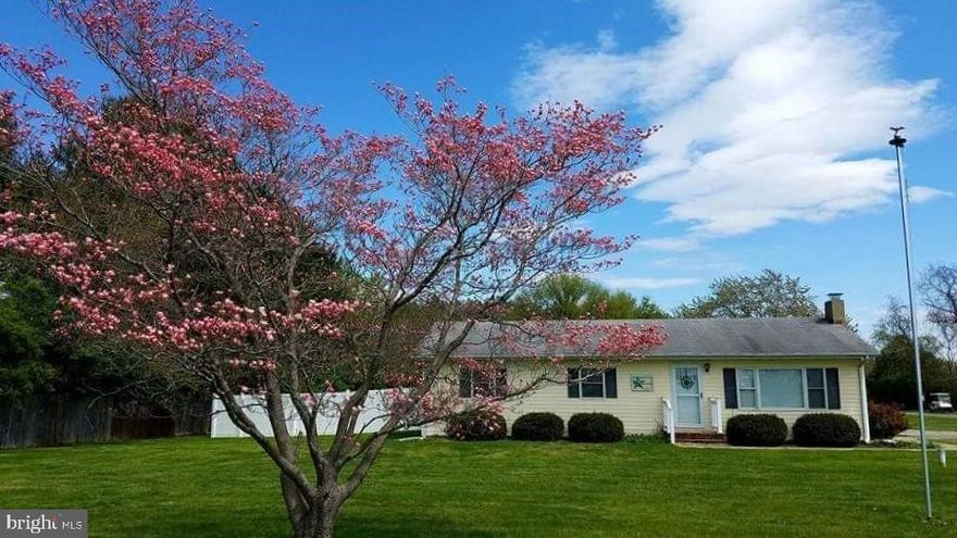 Are you ready to relax and enjoy the  sound of silence, fresh country air and the beautiful picture perfect sunset views?  Why wait,  be the first to take a closer look.  Renovated Rancher sited on 1+ acres, 3 bedrooms, 1.5 baths,  spacious living room with views overlooking farmland, stylish kitchen with granite counter tops, breakfast bar and dining area, tiled bathrooms,  hardwood floors through out,  partially fenced yard and to top it off  3 car attached side garage.   Just minutes to Rte 301 & Rte. 213.....Make your move, before someone else does!