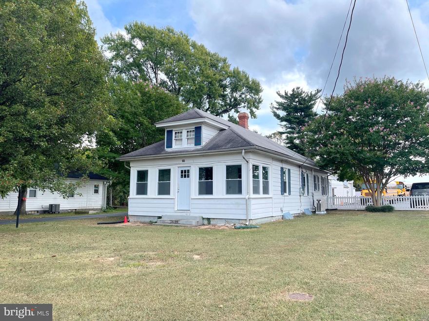 1BR 1FB rambler with recently refinished wood floors and luxury vinyl plank flooring.  Large kitchen with table space, separate dining room, living room, sunroom, bedroom, full bath as well as an additional room adjacent to the bedroom that could be a bedroom sitting area, home office, den, game room, exercise room or whatever best suits your needs.  Washer and dryer on main level of home.  Unfinished basement.   The property has both a mini-split heat pump system for cooling and heating as well as an oil furnace base board radiator heating system.  Tenant is able to use either, or both, systems for heating.  If tenant chooses to utilize the oil heating system tenant is responsible for oil delivery.  Home conveniently located to the many amenities offered by the Prince Frederick area.  No pets.  Immediate availability