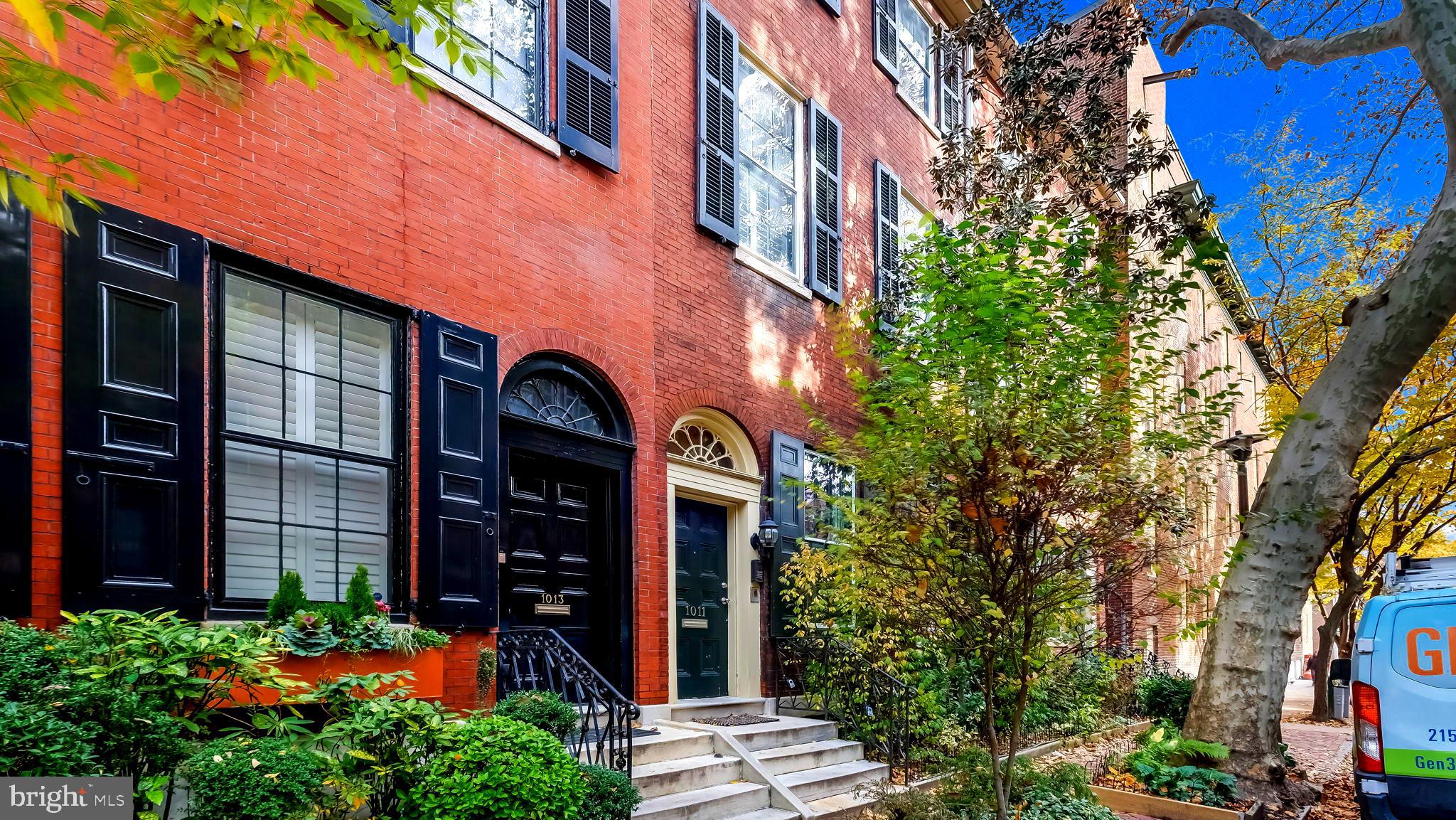 1011 Clinton St Unit 3 is a Modern Bi-level condo situated on a quaint, tree-lined street in one of Philly's most desired neighborhoods .
The vibrant Washington Sq West community is walkable & extremely convenient to local shops, restaurants, hospitals, theaters and so much more.   This great 1-bedroom 1 1/2 bath condo has so much to offer :  
1st floor :  Gleaming hardwood floors, gas fireplace , perfect entertaining lay-out with open granite breakfast bar between kitchen/living room, built-in shelving/storage,  powder room, natural sunlight and lots of charm & character.
2nd floor: Welcoming and open loft-style bedroom with partially brick-exposed wall, stylish chandelier, very generous walk-in closet,  bathroom featuring walk-in shower and bonus in-unit washer/dryer.
Fantastic location, Low HOA fees, original architectural details, Central air, additional storage area in basement and most appliances 2-3 years young make this a great home and great value!
