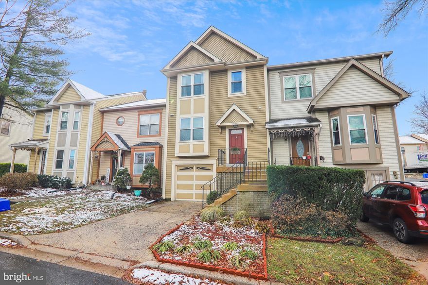 Pets allowed, including dogs on a case-by-case basis; backyard to be fully fenced soon. Three levels of finished space with 3 nicely sized bedrooms (new ceiling fans) on upper level. Primary bedroom has vaulted ceiling. Two full baths also on upper level, both just remodeled. Plus two powder rooms, one on the main level with new marble vanity top and one on the lower level. AND new stainless steel kitchen appliances (2023), new quartz countertops (2023), new windows (2022), new ceiling fans (2022), refinished hardwood floors (2023), and new carpet (2023)! Large country kitchen with soft-close drawers, spacious dining room, living room with wood-burning fireplace. Walk-out lower level has full-sized washer & dryer, extra storage area, luxury vinyl plank floor (easy to clean!), and French doors to lovely patio with rain garden. Garage plus driveway space, plus convenient visitor spaces. Easy access to Westfield Wheaton Shopping Mall, Target, Costco, Giant, Safeway, Wheaton Metro Station (Red Line), parks, trails, fields, restaurants, and more!