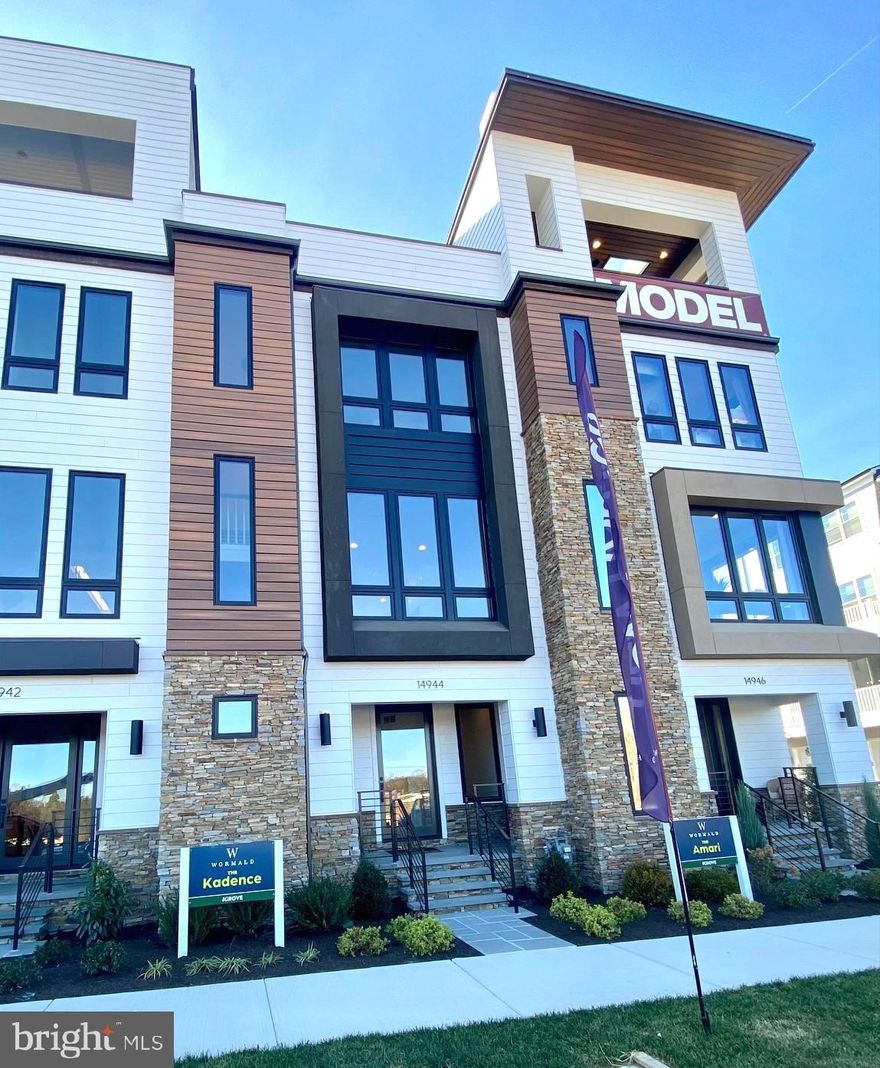 ALL YOU HAVE TO DO IS PACK YOUR BAGS, READY NOW-GORGEOUS NEW HOME!

Right in the mix of all things great is our new collection at The Grove. This one is special, our Kadence model home offering with all the finest of finishes. All things grand with plenty of spaces to enjoy, 7 foot high windows, 10 foot ceilings on the kitchen level, trey, expansive island, all things you love in a home.

Bedroom on main, (ENTRY) level with full bath offering privacy for guests or family members. Bedroom level gives you abundance of larger bedrooms, 2 ensuites. Everyone has their own bath.

The four seasons retreat on the 4th level is award winning, a space to live and entertain nearly year round.

Enjoy the just opened clubhouse and pool, and other amenities.
****incentives apply with use of our lender(s), and Village Title