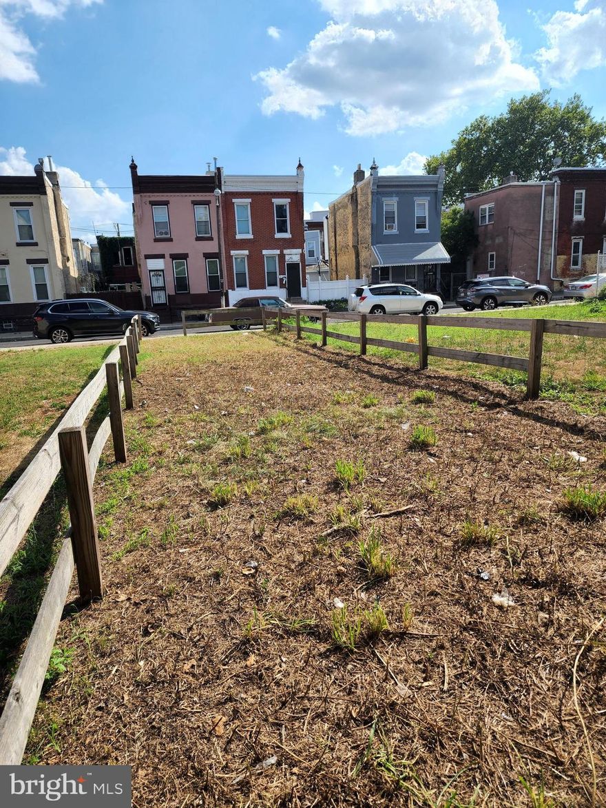 Welcome to this level lot located on a quiet block in the rapidly developing community of Strawberry mansion. This lot is located close to the Phila Zoo, Fairmount Park, the Art Museum, all major highways, public transportation, playgrounds, recreation centers, a swimming pool, and a golf driving range.

 The seller is Motivated! Make an Offer Today!!