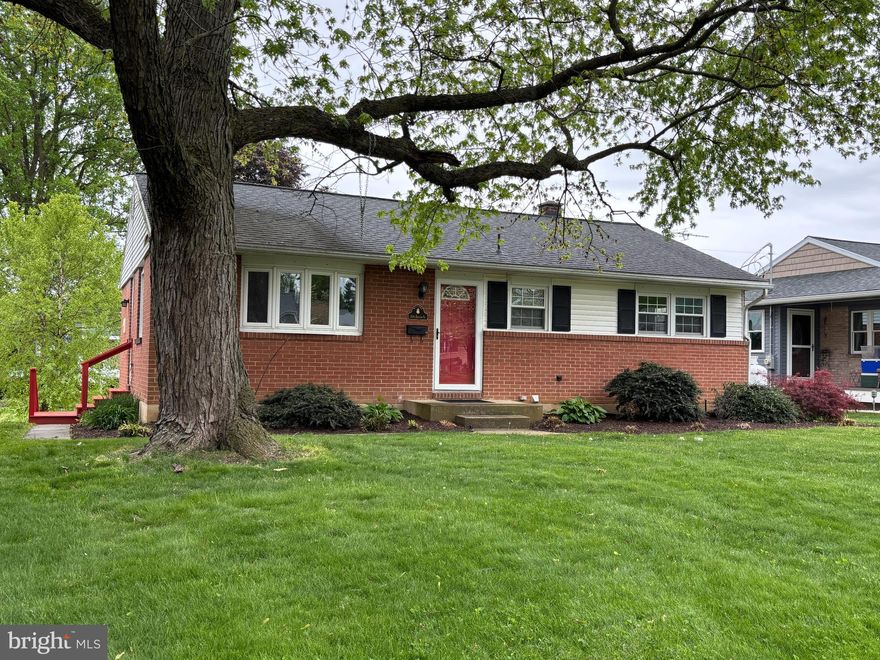 Just outstanding! Brick rancher on a quiet, dead end, street. Low maintenance exterior - all vinyl, double hung tilt windows. New roof 2018, New 2 zone oil hot water furnace 2023, New central a/c 2026. 2018 detached shed built to hold a car, stamped concrete patio 10x20. Recent interior paint. Large kitchen - stainless steel appliances. Most new floor coverings. Full daylight basement with finished family room, propane stove, possible bedroom/office with private powder room, utility room, laundry & built in 1 car garage with opener. Walk to parks, downtown and train station. Neat and clean. A pleasure to show.