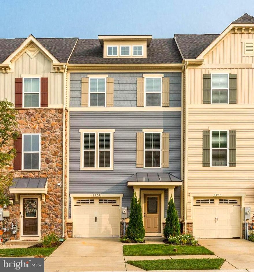 Welcome home to this pristine home nestled in beautiful Creekside Village at Tanyard Springs! Boasting a phenomenal open floor plan, sunbathed interiors, and crown molding throughout! The gourmet kitchen offers granite counters, upgraded stainless steel appliances, center island, a large breakfast bar, and a gas range. Enjoy meals in the casual dining area offering access to the large deck! The master suite is sure to impress with a large walk in closet and an attached spa-like master bath with gorgeous tiled shower. Two additional, well-appointed bedrooms and another full bathroom round out the third level. Entertain guests in the spacious recreation room on the lower level, featuring plush carpet and access to the private fenced backyard complete with your own apple tree! This home is a must see!