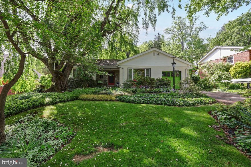 *Price Improvement* Welcome to 406 Pershing Drive — a meticulously-maintained 3-bedroom, 2-bath rambler in one of Silver Spring’s most sought-after neighborhoods. Lovingly cared for by the same owners since 1996, this home offers timeless charm, solid construction, and incredible potential for personalization.

Step inside to a functional layout featuring generously sized rooms, a bright living area, an expanded eat-in kitchen with tons of natural light, and a full basement offering ample space and the possibility to add a fourth bedroom. While the interior is ready for your modern touches, the home’s overall integrity and meticulous care are unmistakable.

Outside, you'll find beautifully landscaped grounds that enhance the home's curb appeal and create a welcoming outdoor retreat—perfect for relaxing, gardening, or entertaining.

Set on a quiet street just steps from downtown Silver Spring, you're a short walk to parks, hiking and biking trails, vibrant shops, dining, entertainment, and the Red Line Metro—making this an ideal spot for commuters and urban explorers alike.

Don’t miss this opportunity to make your mark in a location that truly has it all.