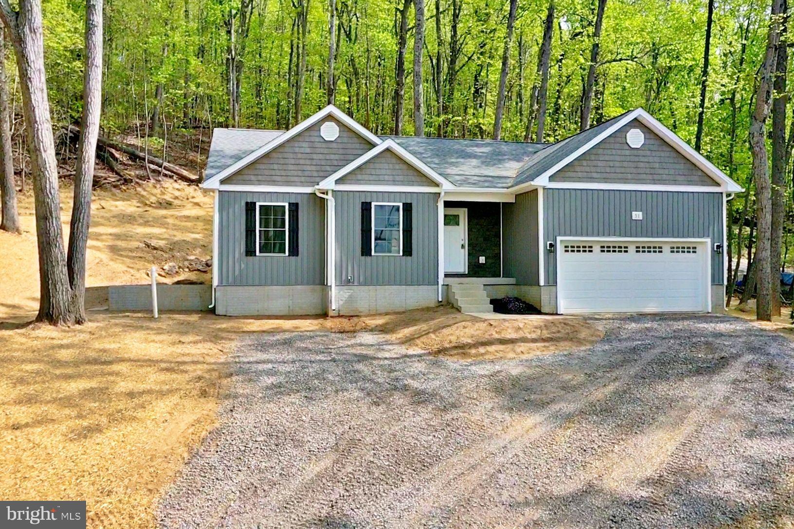 New Construction that features three bedrooms, two full baths, two car garage, full basement with walk up, spacious rear deck, and more. Property features/upgrades include Black Leather Granite countertops, kitchen island with breakfast bar, SS appliances, plumbing rough in basement, Tile floors, luxury vinyl plank floors, and much more. Driveway to be asphalted prior to settlement.
Buyer pays transfer stamps. One year Builder warranty Incl.