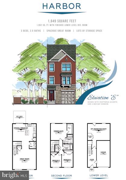 Admiral's Quay Coming June 2016 "Harbor" Style New luxury townhome for rent in Hampden Township and walking distance from the historical heart of Mechanicsburg. This fabulous community offers spacious three bedroom townhomes with a perfect mix of smart design and modern aesthetics. Stainless Steel Appliances, Granite Counter tops, and Wood finished Floors. Cumberland Valley Schools 3 Bedroom w/ 1Car Garage Starting at $1625.00