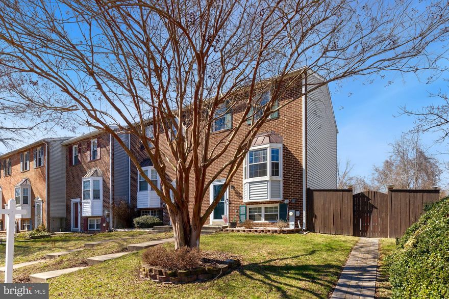 New paint and carpet on upper level. Owner has performed many updates over the past few years. Not to be missed is the open gourmet kitchen with oversized island. 3 level end unit with large yard, shed with electric and nicely done privacy fence. Deck overlooking the woods - a private oasis in a townhome community. With plenty of parking, this is your opportunity to move right in.