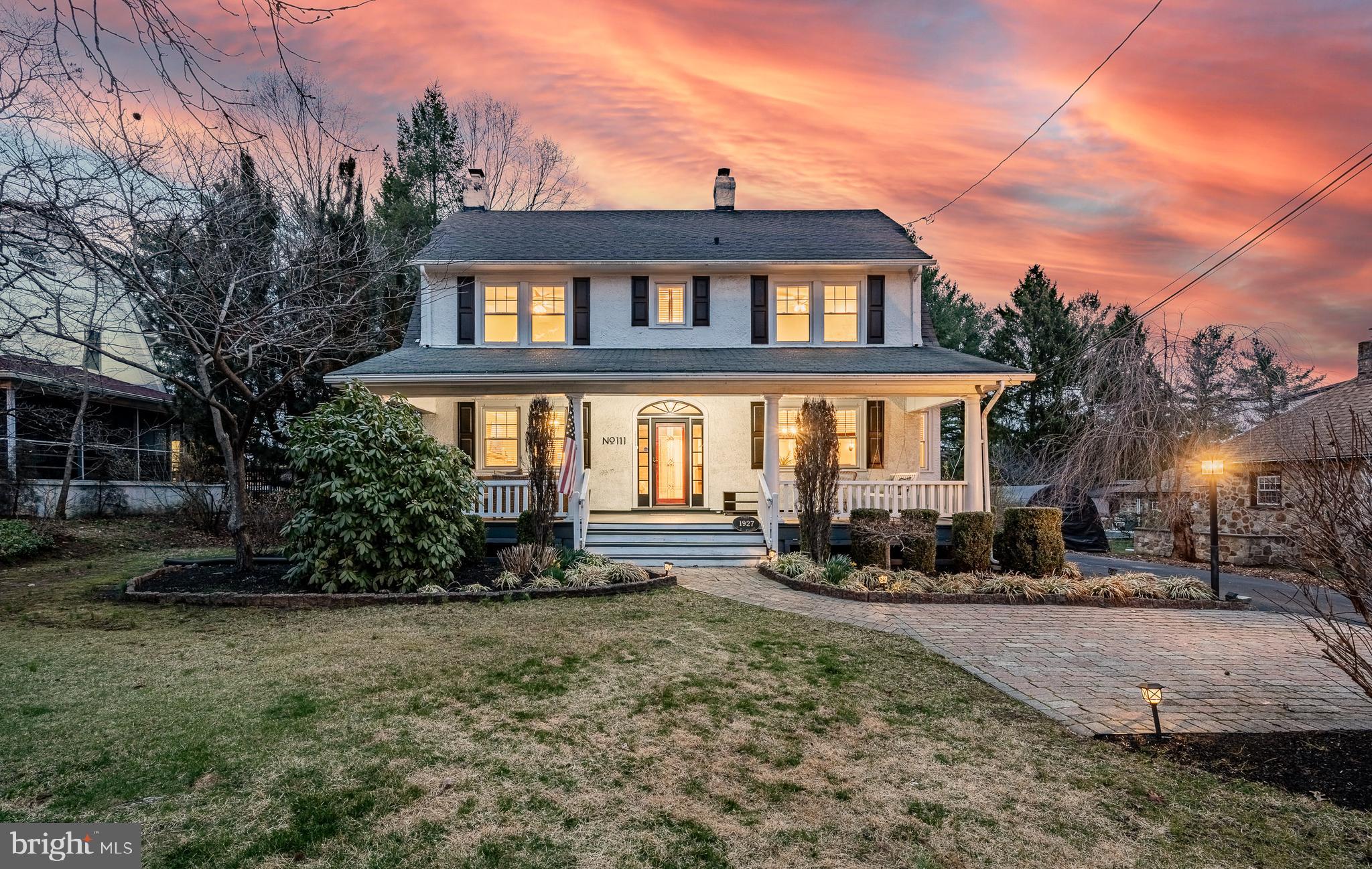 You are not going to want to miss this one-of-a-Kind Gem in the Heart of Lionville! Prepare to be captivated by the character and craftsmanship of this truly unique 4-bedroom, 2-bathroom home. Unlike anything else on the street, this exceptional property blends intricate woodwork, modern upgrades, and timeless charm. Step onto the welcoming brick patio and through the beautifully detailed front door, where you'll be greeted by a warm and inviting foyer. Inside, rich hardwood floors, deep window sills, and exquisite millwork set the stage for a home filled with history and personality. The spacious living and dining areas feature French doors and a stunning stone fireplace, creating the perfect ambiance for entertaining or cozy nights in. At the heart of the home, the eat-in kitchen boasts abundant cabinetry, a large centered island with seating, and updated appliances. A bright breakfast nook with a large bay window overlooks the private backyard and expansive paver patio, ideal for summer gatherings. Conveniently located on the first floor, you'll also find a full bathroom and laundry room. Upstairs, a spacious landing leads to four generously sized bedrooms and another full bath. Need more space? The walk-up attic offers ample storage and potential to be transformed into a playroom or creative retreat. The partially finished lower level includes a bar area and versatile space for entertaining, exercising, or a kids' playroom, with easy outdoor access through a Bilco door. Outside, the detached 2-car garage sits at the rear of the property, providing additional storage and parking. A brand-new heating system ensures year-round comfort, while a ductless mini-split system offers customizable climate control. Nestled in the highly sought-after Downingtown East School District, this home is just minutes from Lionville Elementary, Lionville Middle School, and Downingtown East High School. Plus, with easy access to Rt. 100, the PA Turnpike, and Exton’s vibrant shopping and dining scene, convenience meets charm in this one-of-a-kind property. Don’t miss your chance to own a home with soul, style, and modern amenities—schedule your private showing today!