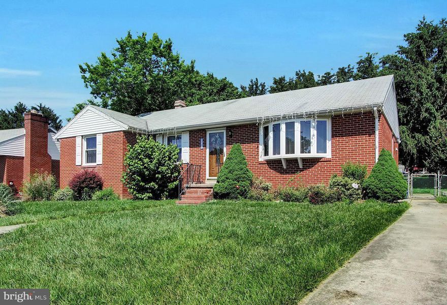 Nestled in a prime Perry Hall location, this fully renovated, spacious, all brick rancher features HW & ceramic floors throughout, an eat-in kitchen, separate DR & fully fenced yard. The finished LL has a large family room PLUS 3 additional rooms...Amazing potential!! All appliances convey.  Come see!