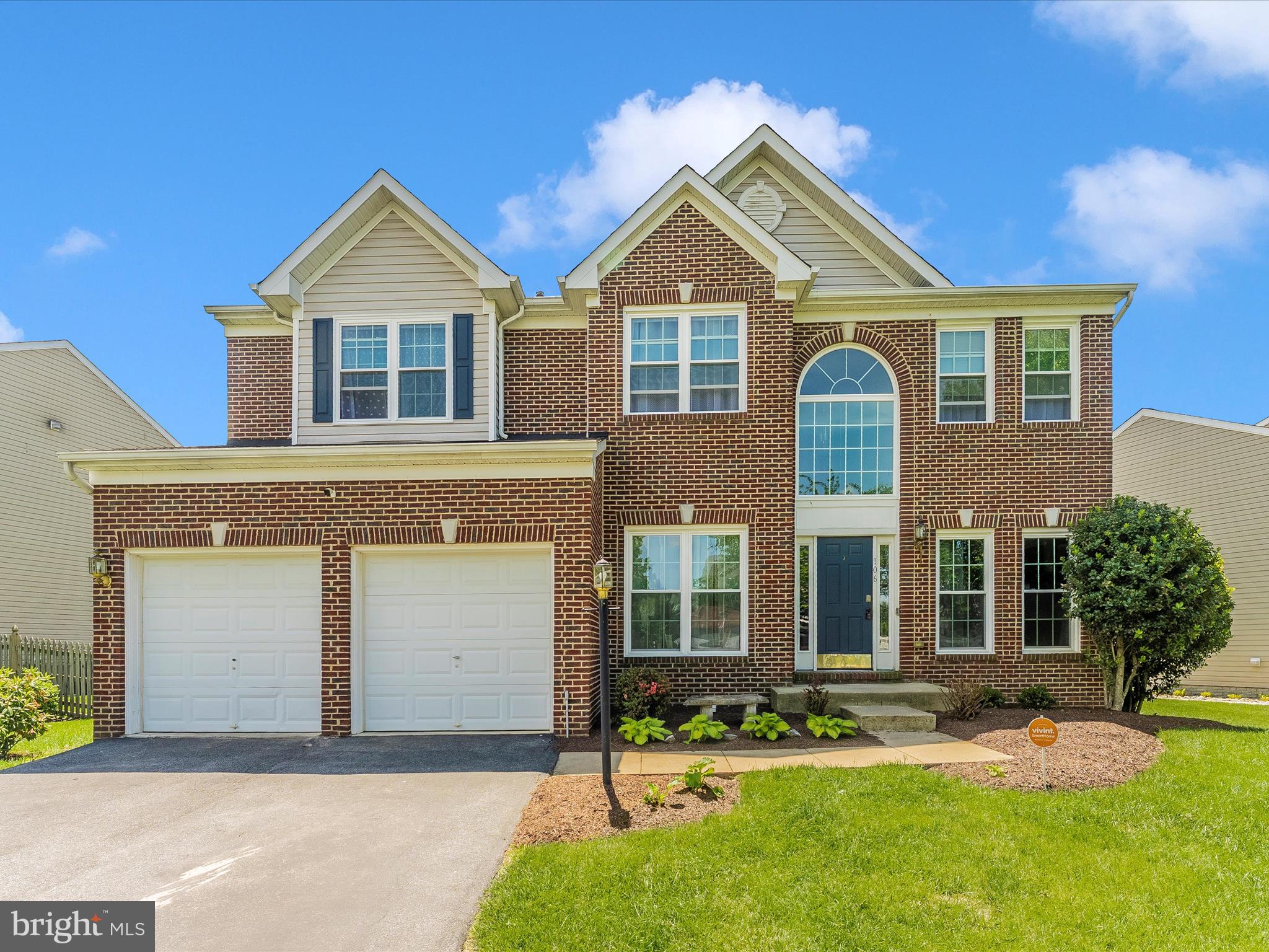 Fall in love with this beautifully maintained, move-in ready brick-front colonial located in the highly sought-after Sun Meadow community. From the moment you arrive, you’ll feel the warmth and charm this spacious home has to offer. Step into a grand two-story foyer with gleaming, NEWLY REFINISHED hardwood floors that set the tone for the rest of the home. To your left, a formal dining room (FRESHLY PAINTED) is ready for holiday gatherings and dinner parties. Working from home? The main-level office, tucked just off the entryway, is the perfect quiet space to focus and create. The open layout is ideal featuring a cozy family room with a gas fireplace that flows seamlessly into a chef’s dream kitchen—complete with quartz countertops, stainless steel appliances, a gas cooktop, double wall oven, center island, and a walk-in pantry. Enjoy sunny mornings in the light-filled morning room overlooking the fully fenced backyard and concrete patio—just right for relaxing with your morning coffee or hosting summer barbecues. A rare main-level bedroom and full bathroom with laundry offers one floor living- if needed! Upstairs, you’ll find five spacious bedrooms including a luxurious primary suite—your personal sanctuary. With three full bathrooms, including a convenient Jack-and-Jill bath, there’s room and comfort for everyone. The fully finished lower level expands your living space with a large recreation room, a full bath, and two oversized storage rooms—no more paying for storage! Additional features include brand-new windows throughout and a Level 2 Tesla wall charger! Recently appraised at list price, this home offers incredible value and peace of mind. Located in the Walkersville school district, you're just a short stroll to Walkersville Community Park, charming local cafés, seasonal festivals, historical attractions, and the library. Homes like this don’t come along often—schedule your tour today and see why this could be the one you’ve been waiting for!