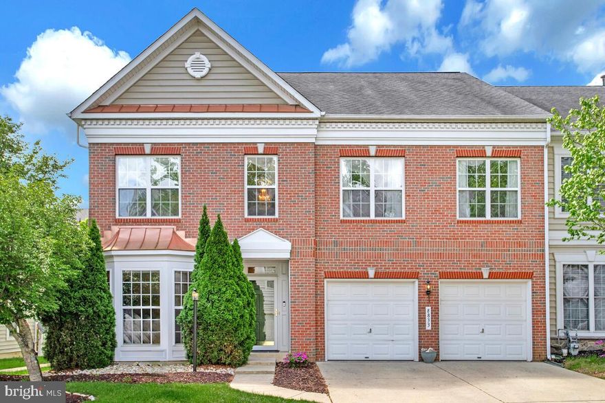 Come see this stunning 4 bedroom, 4.5 bath end unit townhouse in the sought after ACTIVE ADULT community Snowden Overlook. The open floor plan features vaulted ceilings, hardwood floors, new carpet, and a cozy two way fireplace. On the main floor  you’ll find an office, primary bedroom with attached bath and walk-in closets, a huge kitchen with breakfast nook and pantry, a sunroom, and a half bath. The hardwood floors on this level were recently refinished. Outside you'll find peace and quiet on the Trex composite deck, that backs to a lovely “courtyard “. The upper floor features a loft, another primary bedroom with en suite, and two more bedrooms with a Jack and Jill bath. On the lower level, there is a huge recreation room, complete with new carpet and a fourth full bath. There’s plenty of storage space with two unfinished utility rooms, and a two car garage. Snowden Overlook is a very active adult community, with a bustling clubhouse ( staffed full-time), a fitness center, game rooms, and a swimming pool complete with a kiddie pool, life guards and lounge chairs. The gate and guard house are manned from 8 PM to 5 AM daily. This neighborhood is conveniently close to shopping, restaurants, medical facilities, BWI International Airport, and all major commuter routes. Don’t miss out on this great home.