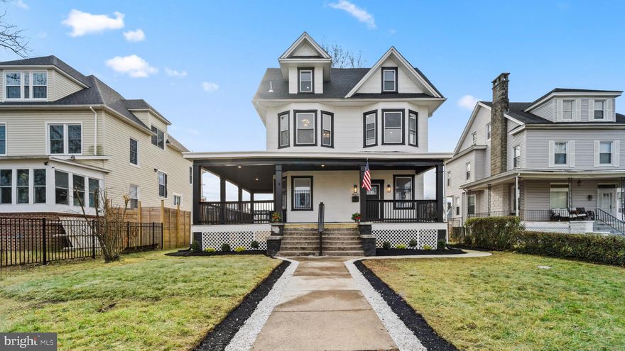 Diamond Properties has renovated over 165 homes in the Baltimore area since 2010 &  completed
another stunning project in a beautiful neighborhood!

3,600+ SF of living space will enable your family to make this a spectacular home. This 7-bedroom
home has an exquisite master suite and 4.5 bathrooms.

2 nd level Master Suite has a large bedroom, massive walk-in closet and  ensuite bathroom with a
modern soaking tub, large separate shower & double vanity. Laundry room is adjacent.
The third level has 3 spacious bedrooms and full bathroom. One of these “bed rooms” is so big it
could serve as a second cozy living room.

The main level, designed with a wide-open concept, has a fully upgraded kitchen with tons of cabinet
space, walk-in pantry, granite counter-tops & artful back-splash. There is a separate dining area,
large living room & half bath.

Basement has a bedroom, expansive entertaining area, & full bath.
The large yard has been professionally landscaped, backyard is fenced-in, includes a new deck &
provides direct access to off-street parking comprised of a new 6-car concrete parking pad.

Home is protected by a comprehensive 12-month Diamond Property Warranty & comes w/ Use &
Occupancy Certificate that evidences all rehab work was fully permitted, inspected & complies with
all Baltimore City building codes.