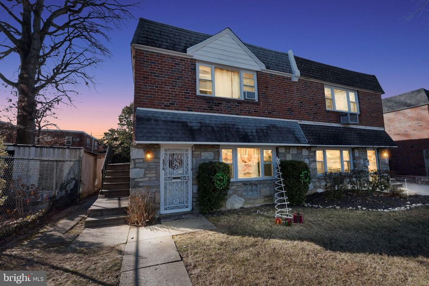 Investor Alert in Established East Mt. Airy, Cedarbrook Neighborhood. Fully occupied duplex on a quiet tree-lined street with easy parking. Upper unit: 3BR/1BA with a long-term tenant. Lower unit: 2BR/1BA with rear access. Common laundry plus front and back yards for outdoor use. This is a chance to step into a well-located, income-producing property with strong rental demand and easy access to transit, green space, and the shops and cafés along Germantown Avenue.