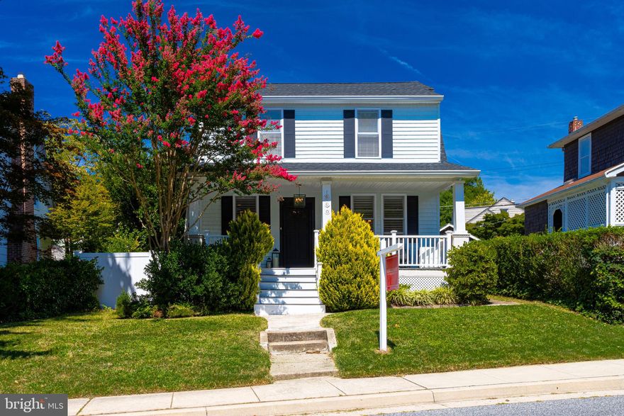Charming, completely updated two-story cottage in West Towson.  Enjoy early morning coffee on the large front porch or private backyard patio.  Beautiful white kitchen features new stainless steel appliances and quartz countertops.  Custom plantation shutters and hardwood floors on the main level.  Fully finished lower level with full bath and luxury vinyl flooring.  Convenient off street parking in the rear.  Fabulous location, close to everything Towson has to offer and easy access to the beltway.