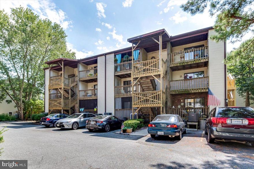 . Large 2BR/2BA condo in North Ocean City hits the market! This condo is well maintained from the minute you walk through the front door you will fall in love with the large open floor plan and soaring two story family room. The condo is being sold  furnished ready for your immediate enjoyment. The family room opens to the kitchen and dining area. The well-equipped kitchen will delight the chef in your family. There is a deck off the dining area. There is a full bath and a large bedroom on this level as well. On the second level you will find the 2nd bedroom and full bath. This condo has plenty of storage space. The neighborhood has parks with picnic tables, tennis and pickleball courts. This condo is located close to the beach and restaurants and shops. The condo association is well managed.