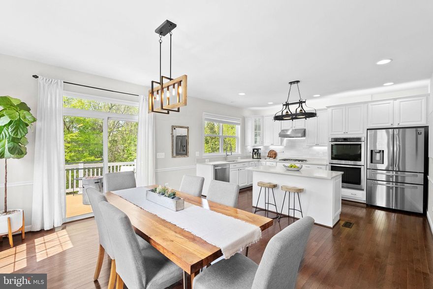 Yes, this is it! You wouldn’t want to miss it! This stunning end-unit townhome offers the perfect blend of convenience, modern upgrades, and comfortable living. Ideally located just 5 minutes from I-395, I-495, and the Franconia-Springfield Metro Station, commuting to downtown D.C. (25 minutes), Old Town Alexandria, the Pentagon, or Reagan National Airport (15 minutes) is a breeze. Surrounded by top-tier grocery options, including Whole Foods, Trader Joe’s, Amazon Fresh, Giant, and Wegmans, you’ll have everything you need right at your doorstep.

Built in 2014, this beautifully maintained home features contemporary finishes, including updated appliances, crown molding, sleek countertops, stylish lighting, and fresh paint. Expansive modern windows with custom blinds flood the space with natural light, while hardwood floors add warmth and sophistication. The kitchen is a chef’s dream with a large island, double oven, gas range, and a pantry closet. The open-concept layout extends onto an accent-lit balcony, ideal for summer barbecues or relaxing evenings outdoors. The upper level features 3 bedrooms and 2 bathrooms. The spacious master bedroom includes a walk-in closet, and the washer and dryer are conveniently located on the same level. The lower level features a spacious room with a murphy bed leading to the backyard. The two-car garage offers ample storage, and the stone patio in the enclosed backyard provides a serene retreat.

Positioned for optimal sunlight and perfectly situated East to West, the morning sun shines through the multitude of front facing windows and the evening sunset bathes the rear of the home - perfect for entertainment.
 The community is pet-friendly with mature landscaping making this home ideal for families or professionals seeking a vibrant yet peaceful lifestyle in the D.C. area. Don't miss the opportunity to make this exceptional townhome yours! 

Note that rental application is only through Listing Agent. Please contact Listing Agent for details and submitting an application. Credit score 650 and above.