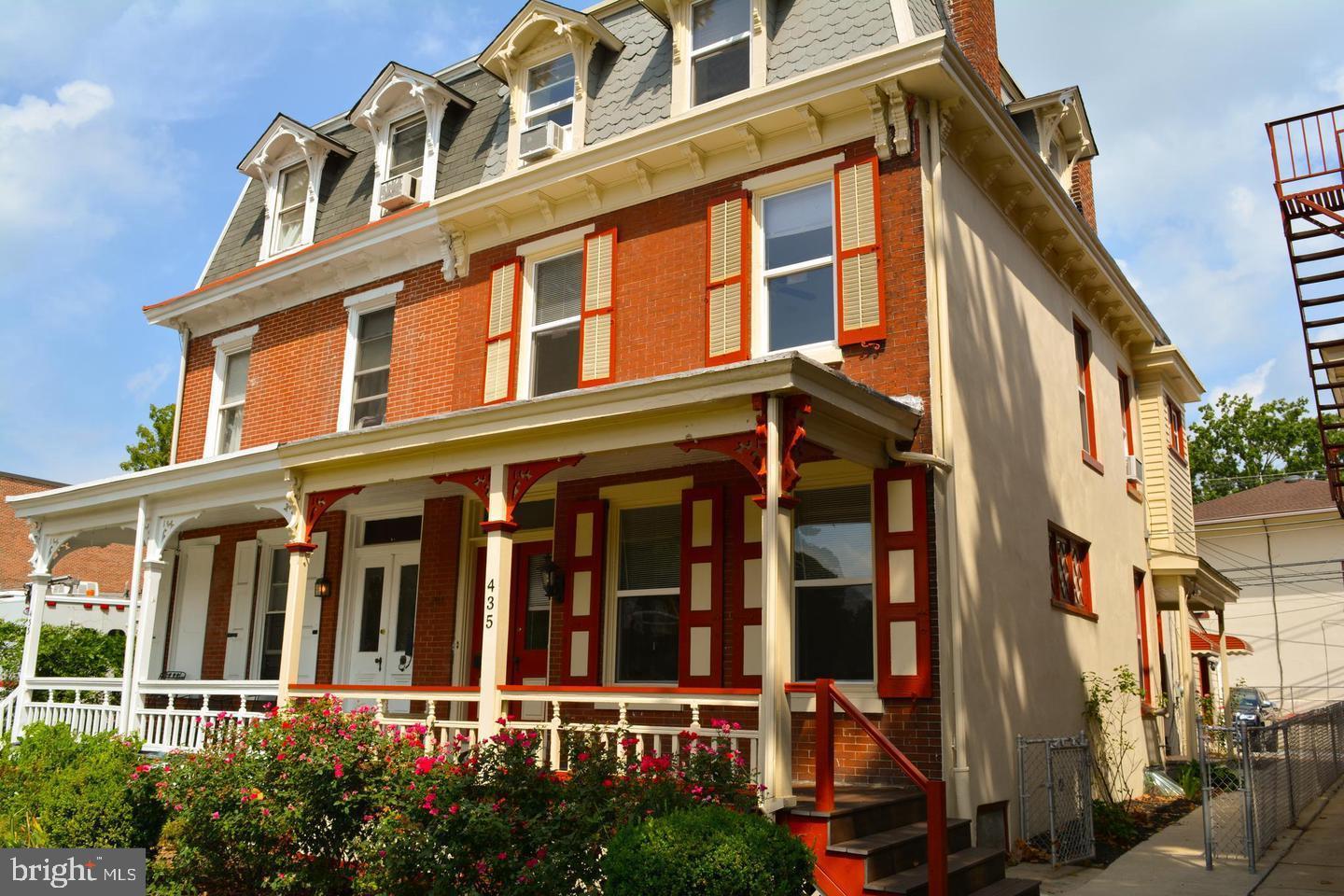 Welcome to this beautifully maintained three-story twin home located on charming High Street. Enjoy your morning coffee or evening relaxation on the full-length front porch with views of the neighborhood. Inside, you'll find gleaming hardwood floors throughout the main level and an oversized living room complete with a wall-mounted flat-screen TV. The large dining room features an outside entrance to a private composite deck—perfect for entertaining or enjoying a quiet moment outdoors. The updated kitchen offers granite countertops, a smooth top electric range, built-in microwave, dishwasher, and refrigerator. A second staircase off the kitchen provides convenient access to the upper-level office and bedrooms.
The first floor also includes a stylish powder room and a spacious rear laundry/mudroom equipped with a washer and dryer (no coins required), base cabinet, folding surface, and additional storage. Upstairs, you’ll find generously sized bedrooms with ample closet space & abundant natural light, plus a fifth room ideal for a home office, exercise area, or additional storage.
Additional features include:
Four dedicated off-street parking spaces
Window AC units in each bedroom and the living room
Secure deadbolt locks and well-lit exterior
Pet friendly (please contact the agent for details)
Located within walking distance to the vibrant West Chester town center, where you’ll find some of Chester County’s best restaurants, shops, and community events.
Available for October move-in. Utilities not included. This is a non-student rental.