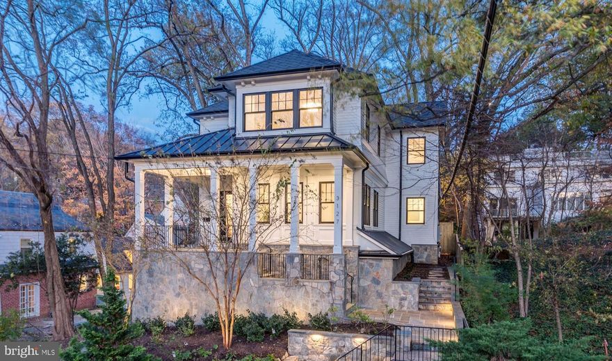 PRICE REDUCTION!  Stunning custom home in sought after Kent. Bright open floor plan w/10' ceilings on main level, inviting foyer and parlor. Formal living room and office with built in shelves.  Gourmet kitchen with waterfall quartz kitchen island, butler s pantry with additional dishwasher, high end appliances, breakfast nook, built in desk. Family room with gas fireplace, built ins, French doors to patio with built in gas grill. Speakers throughout main level. Master bedroom with balcony and his/her built in closets. Fabulous master bath with marble finishes, steam shower, separate tub and heated floors. Spacious secondary ensuite bedrooms with walk in closets. Upper level laundry room.  Walkout basement w/9' ceilings and gas fireplace.  Bar area with wine fridge and dishwasher.  Mud Room, Elevator, 2 car garage. Three zones. Smart Home.  Fully fenced.  Approx over 8100 sq. ft. Mins to Georgetown, VA & MD. On quiet street.   Walk to restaurants, stores etc. Premier builder CIMA Design and Build.