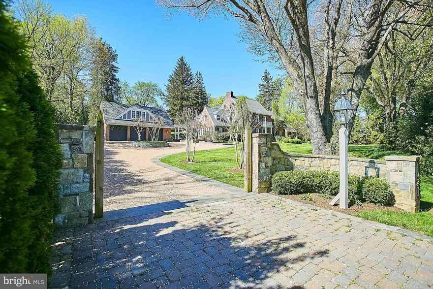 Delightful Georgian style estate offers Middleburg charm & 1.37 acres of beautifully landscaped property which includes 21-4-1- -55A and 21-4-1- -58, Vastly expanded with 7,000 sq ft, numerous windows provide abundant light & views. French doors open to gardens, stone patios, salt water pool & stone fireplace. Large guest apt w/ 5th BR above garage. Brochure, Disclosures in Documents.