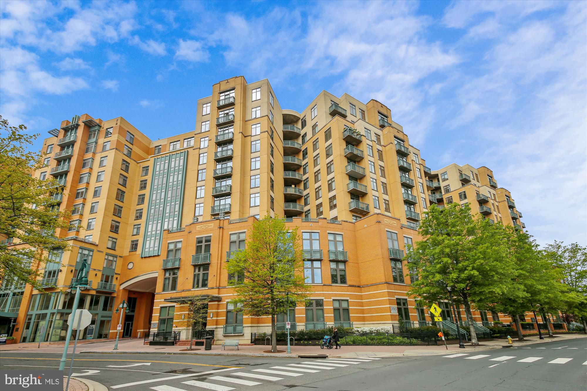 Opportunity to be in a great building in a great location at a great price!!! Shirlington Village and all the shopping, dining, theater, Harris Teeter, library, bike paths and bus stops to Pentagon Metro and Amazon HQ2 is just around the corner. Wonderful open concept floor plan offers 2 king sized bedrooms and 2 full baths plus a sunroom/office with a fabulous view! Great building features outdoor pool with grilling area, fitness center, library with free internet, meeting room/party room, on site management and front desk concierge. Full size washer/dryer in unit. Granite and stainless kitchen with ample cabinets and island. Walk in closet in primary bedroom. En suite bath offers separate shower and tub. Second bedroom has 2 closets. Garage parking. Minimum credit score of 700. 2 most recent pay stubs required.