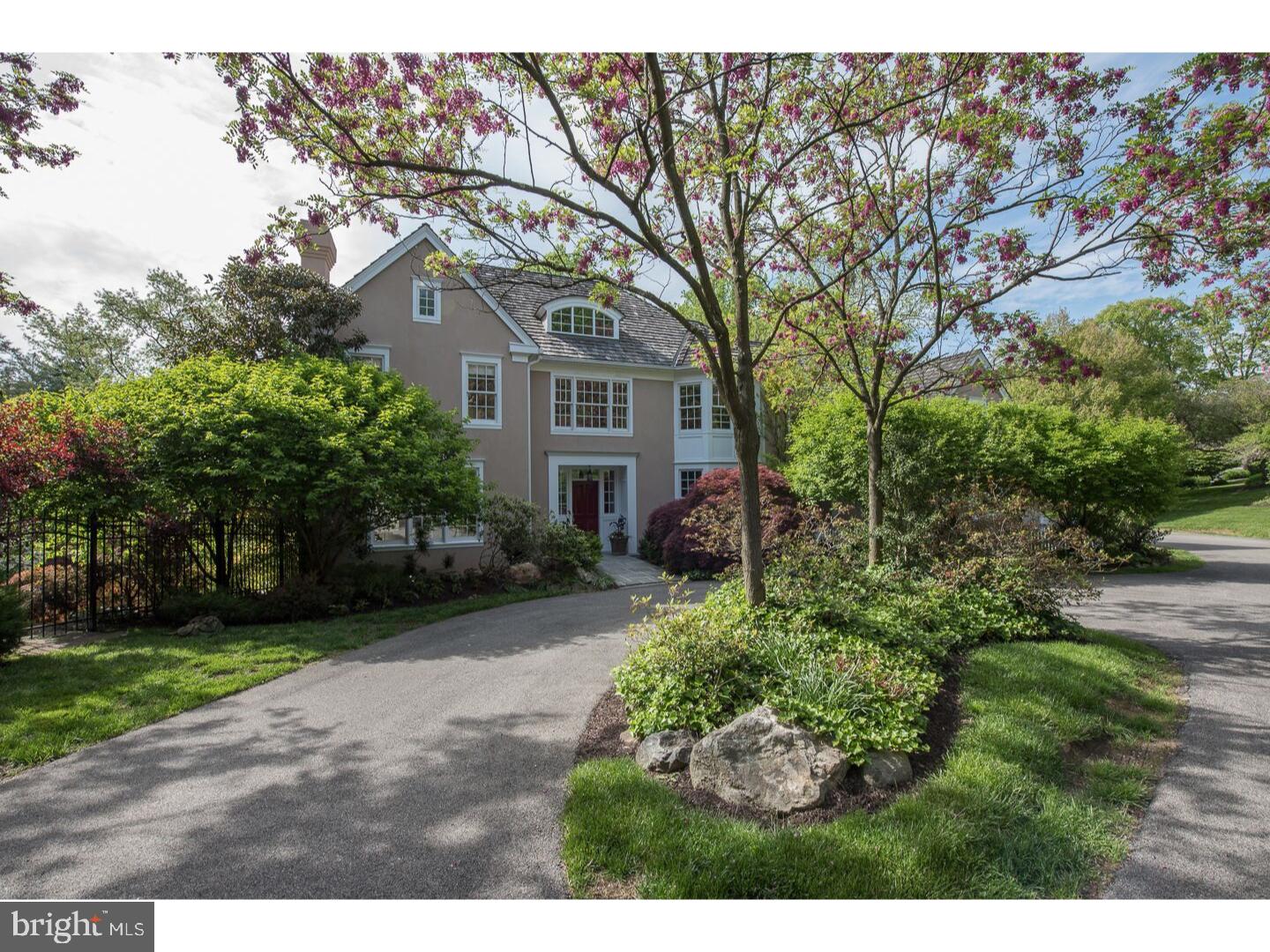 Stunning, sunny Sydbury Glen property with an Armond pool, contiguous with conservancy land and a full finished walk-out lower level. Marble Center Hall with graceful curving staircase, formal Living Room with gas fireplace opening onto Library/Office with built-in bookcases, large formal Dining Room, Family Room with built-in bookcases and a gas fireplace, a charming covered porch, Kitchen with Breakfast area opening onto the private deck with treetop views of conserved land, granite counters, Stainless Steel appliances, 2 new ovens and a 5-burner cooktop, walk-in Pantry and Mudroom. Two Powder Rooms. 2nd Floor: Elegant Master Bedroom Suite with Sitting Room, Bedroom with tray ceiling, 2 huge walk-in closets, marble Bath with whirlpool, double sinks and linen closet. 4 additional bedrooms with generous double closets including an en suite bedroom,hall bath, laundry room with sink and cabinetry. Lower Level: Fully finished with sliders to pool and patio, playroom, exercise/media room, full bath with shower, additional washer and dryer convenient for pool. The flexiable floorplan allows for an aupaire or in-law suite. Ample storage areas. Other features include mature landscaping, Sharkey sprinkler system, central vac system, new HVAC (2016), Cedar Roof Co warranty to 6/19 LeafGuard Gutters, beautiful flooring and millwork, a location that is both private and convenient to Center City and numerous shopping areas. Walk to Suburban Square!