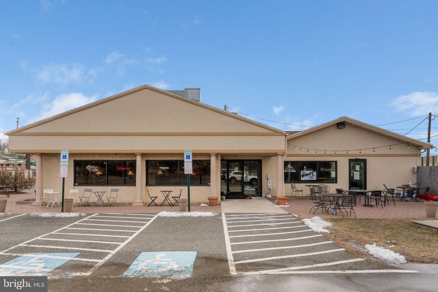 Fantastic opportunity to own a fully operational and profitable restaurant with a great reputation. This turnkey sale includes all furniture, fixtures, equipment, and inventory, as well as a valuable liquor license. The restaurant features a spacious dining area with booth and table seating, a full-service bar, and an inviting outdoor patio for seasonal dining.   The newer addition included the bar area and added seating.   The bar/dining area is approximately 40' x 32' and the dining area approximately 27' x 31'. There are 3 restroom facilities  which include a handicap bathroom.  A recently paved parking lot provides ample space for both dine-in and take-out patrons. Located in a prime, high-traffic area, where approximately 22,000 cars pass daily and adjacent to the Pennsylvania Turnpike, this well-established business is ready for new ownership. Don't miss your chance to step into a successful, profitable and established restaurant.  Contact us today for more details!