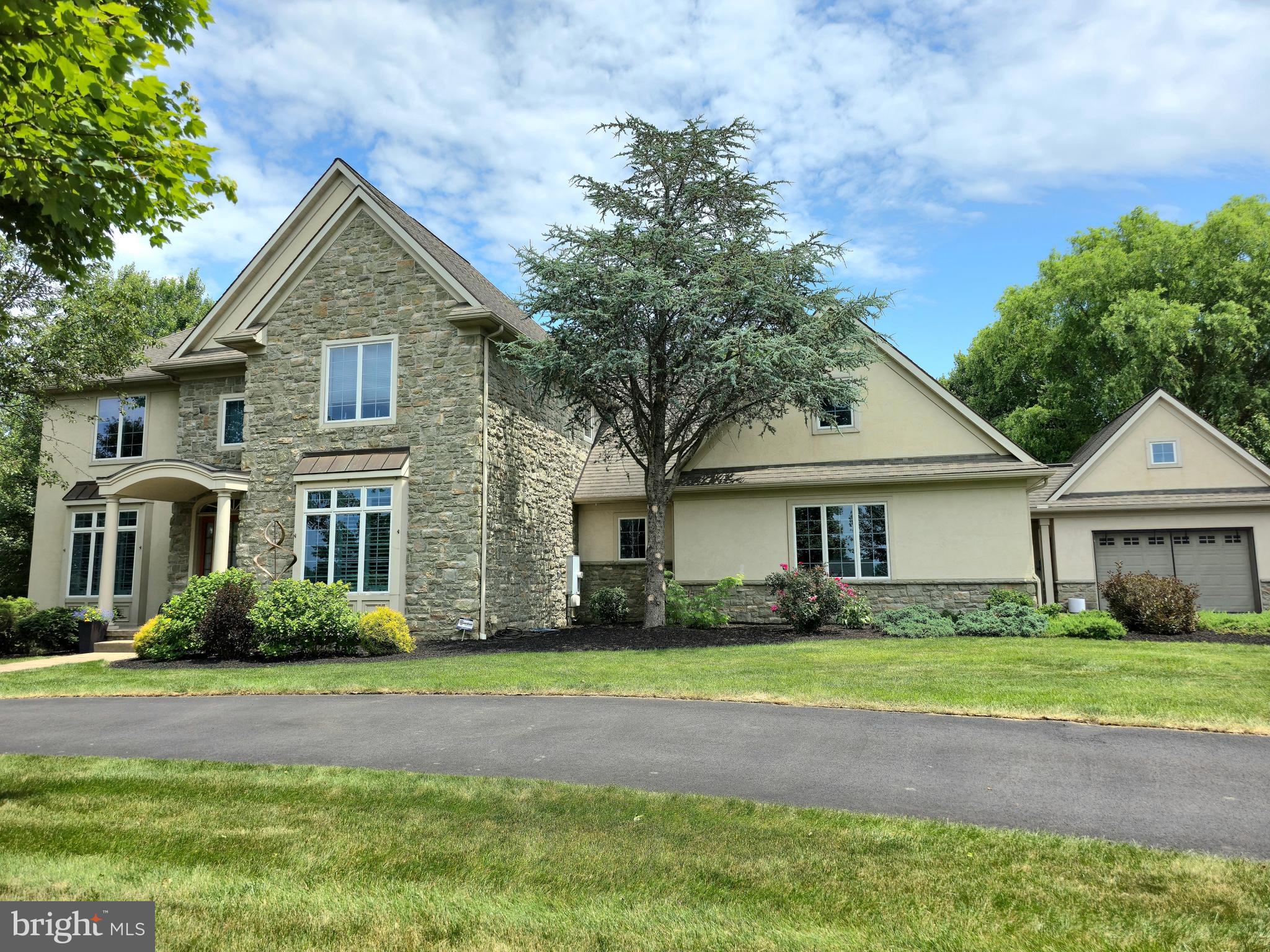 Welcome to Shadow Creek, one of the finest communities in North Cornwall Township. Enjoy wide tree lined streets, great schools, friendly neighbors, lots of space, and no HOA fees .Your dream home awaits! This property is in the ideal spot, nestled in the far back end of the community, it offers supreme privacy. The backyard has wonderful views of the countryside; you can watch animals grazing on the preserved pastures. As you arrive at the home, you will notice a large front yard, beautiful landscaping, and circular driveway. Walk up the stone pathway to enter the open concept home where no expense has been spared. Large rooms, tall ceilings, high-end finishes with crown moldings throughout. The kitchen has solid wood custom cabinetry, with granite countertops, a large center island, and stainless steel appliances. The top two floors have hardwood floors and the basement has new carpeting with premium memory foam padding underneath (installed 2023). All the bedrooms are large and each has its own full bathroom. The premium Anderson windows feature privacy tint; giving the home a bright and airy feeling all year round. You will also save money year-round because this home features a highly efficient Geothermal HVAC system for heating and cooling. There are 3 zones total. The home sits on 1 acre which has multiple outdoor spaces to enjoy. In the back, step outside to an enormous stone patio surrounding a beautiful custom in-ground pool. The pool was professionally renovated by Anthony and Sylvan in 2023. A brand new custom pool cover was also purchased (value $6000). The backyard is completely fenced in with multiple stone access gates. The trees and landscaping offer superior privacy and comfort. Since the current owners purchased this home, they have completed many improvements. New kitchen dishwasher, refrigerator, and fixtures. Improvements were also made to finish the basement, upgrade the HVAC system, install custom window blinds/shutters, landscaping, and driveway was freshly sealed. The home interior was professionally painted earlier this year. And as mentioned, the pool received a nice renovation and is still under warranty. The home is ready to move in and enjoy. Very convenient location, all the amenities you need in under 10 minutes. Homes are not built like this anymore, this is one-of-a-kind on a wonderful lot, in a wonderful community. Schedule your appointment today!