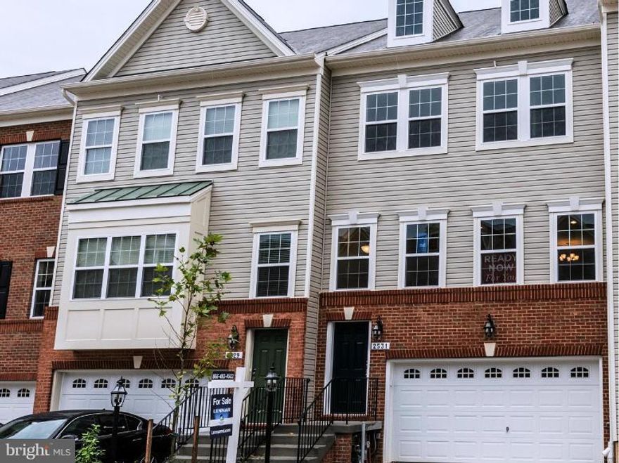 IMMEDIATE DELIVERY... FULLY LOADED!! 4 level luxury TH with Lennar's GOLD package, with 4th level loft and rooftop deck. Hardwoods throughout main level, gourmet kitchen w/Stainless steel appliances, cooktop, dbl wall oven, deck, 2,950+ sqft, Owner's suite w/ huge, foyer opens to finished rec room.. Close to shopping, recreation, and commuter routes.$15,000 closing help w/Preferred Lender