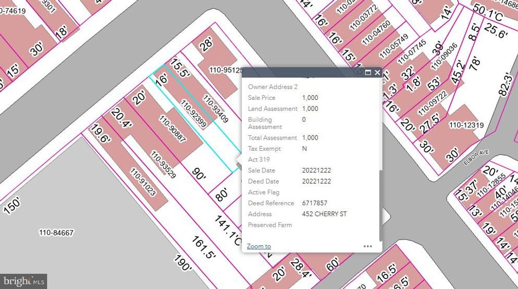 Photo of 452 Cherry Street, COLUMBIA, PA 17512 (MLS # PALA2045810)