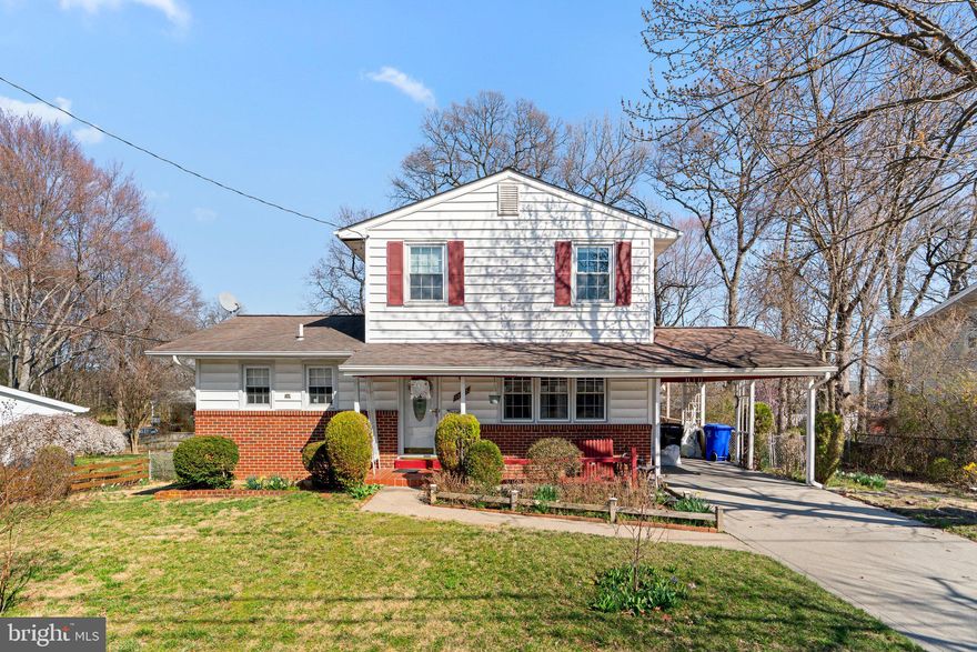 This spacious single-family colonial offers the perfect blend of comfort and convenience at an unbeatable price. With 4 bedrooms and 2.5 bathrooms, this home boasts 3 finished levels of living space, including a fantastic 2-level rear addition that features soaring cathedral ceilings and beautiful wood floors.

The inviting living room includes a cozy fireplace, built-in cabinets, and shelves – ideal for relaxing or entertaining. Step outside onto the rear deck, or unwind on the charming covered front porch. The home is situated on a level lot with a private backyard, complete with a storage shed for all your outdoor needs.

The main level also offers a convenient bedroom and full bathroom, while the lower level features a rec room, a walk-up to the backyard, and a workshop addition – perfect for hobbies or extra storage. A 1-car carport ensures parking is a breeze.

Located in the highly sought-after Laurel area, this home is just minutes from I-95 and other major commuter routes, making it ideal for those who need easy access to the city. Plus, with no HOA fees, you have the freedom to make this home truly yours.

Don't miss the opportunity to own this move-in-ready gem!