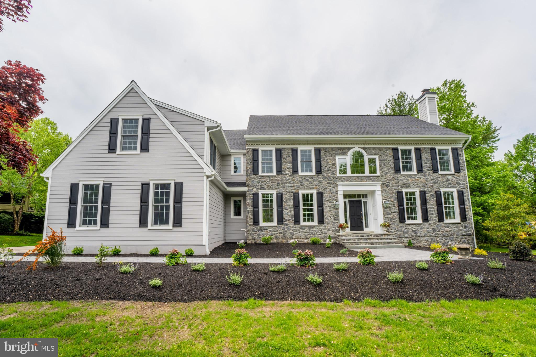 Welcome to 806 Caldwell Road, a beautifully upgraded and meticulously
maintained 6 bedroom 4 full/2 half bath Colonial in the highly coveted Treyburn neighborhood in Wayne. This home is located in Tredyffrin-Easttown School District, which was recently ranked the #1 school district in Pennsylvania, and is one of the top ranked in the nation. Set on one of the best lots in the community, this spectacular property offers a rare opportunity to acquire a stunning residence in an extremely well kept, established neighborhood. The beautiful pool off of the new Trex Deck is perfect for summer parties. This home is designed for entertaining and for families, where everyone can gather or everyone can have their own space. Classic center hall colonial with an elegant formal living room on one side, complete with a gas fireplace with marble surround. On the other side, the spacious formal dining room that is perfect for large family gatherings. And did I mention the new site finished hardwood flooring in the foyer, dining room, and kitchen? A convenient butler's pantry connects the dining room and kitchen. The modern eat-in Kitchen has all new stainless steel appliances, a large island with additional seating, and a walk-in pantry. It opens into the family room featuring a vaulted ceiling, Palladian windows, built-ins, and a stone fireplace. The spacious home office/study is perfectly situated in the rear corner of the first floor. Two powder rooms, a good-sized laundry room, a rear staircase, and an entryway to the oversized 3 car garage complete the first level of this special home. The second level offers an elegant master suite, a double walk-in closet and a gorgeous newly renovated master bath. The remaining 5 bedrooms can accommodate queen and king sized beds, have generous closet space, and all have been recently updated. Two of the bedrooms are Jack & Jill sharing a bathroom, and there is an additional hall bathroom attached to a bedroom. The beautifully finished lower level is a bright space with high ceilings, an ideal setting for a second family room or game room. There is also a full bathroom, and a walkout to the backyard. A workshop can also be found in the unfinished area of this level. There are numerous closets throughout this home for all of your storage needs. This magnificent home was updated with new Hardie Plank siding, new stone, new windows, and a new roof and gutters. Access to all major highways are within a half a mile and the Strafford R5 station is 1+ mile up the road. Shopping and restaurants are just minutes away. Treyburn is a very special neighborhood of 78 homes with its own 2 miles of walking trails running around and through the community. This land was once a family farm in colonial times. In 1853 it was a famous tree nursery, and was originally part of the William Penn Land Grant. Start your own family’s history in this special home and neighborhood!