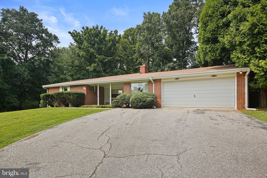 Great opportunity to BUY a home and renovate it to your specific tastes.  Priced to make it your own. 
 Spacious 3 Bedroom, 2.5 Bathroom Rancher perched on a wonderful lot on Knob Hill Court.  2 car Garage, Hardwood floors throughout, Living & Dining Room combo, 2 wood burning fireplaces.   Huge basement.  Built-in Pool - NOT IN USE. This is an ESTATE sale.  AS-IS property. This property could be eligible for a Construction and/or FHA 203k loan.