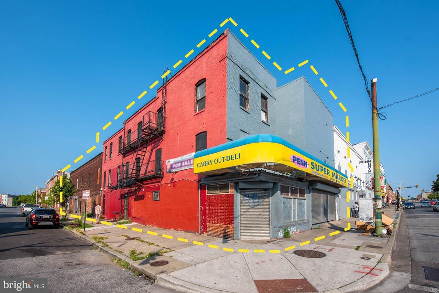 DISCOVER THE POTENTIAL OF THIS EXPANSIVE 13,000+ SQ FT MIXED USE PROPERTY IDEALLY SITUATED IN THE HIGHLY VISIBLE PENN NORTH NEIGHBORHOOD!  This is a rare opportunity to create something truly special in a prime location, just minutes from downtown and conveniently accessible by public transportation.  The property features a main level retail space, perfect for entrepreneurs looking to establish a presence in this vibrant community.  Above, the possibilities are endless - whether you're envisioning residential units, office space, or a combination of both, this property offers the flexibility to bring your vision to life.  While the building does require renovation, it presents a blank canvas for developers and investors alike.  With its historic charm and vast square footage, now is the time to seize this opportunity to transform a piece of Penn North's history into a modern masterpiece!  Sold As-Is!