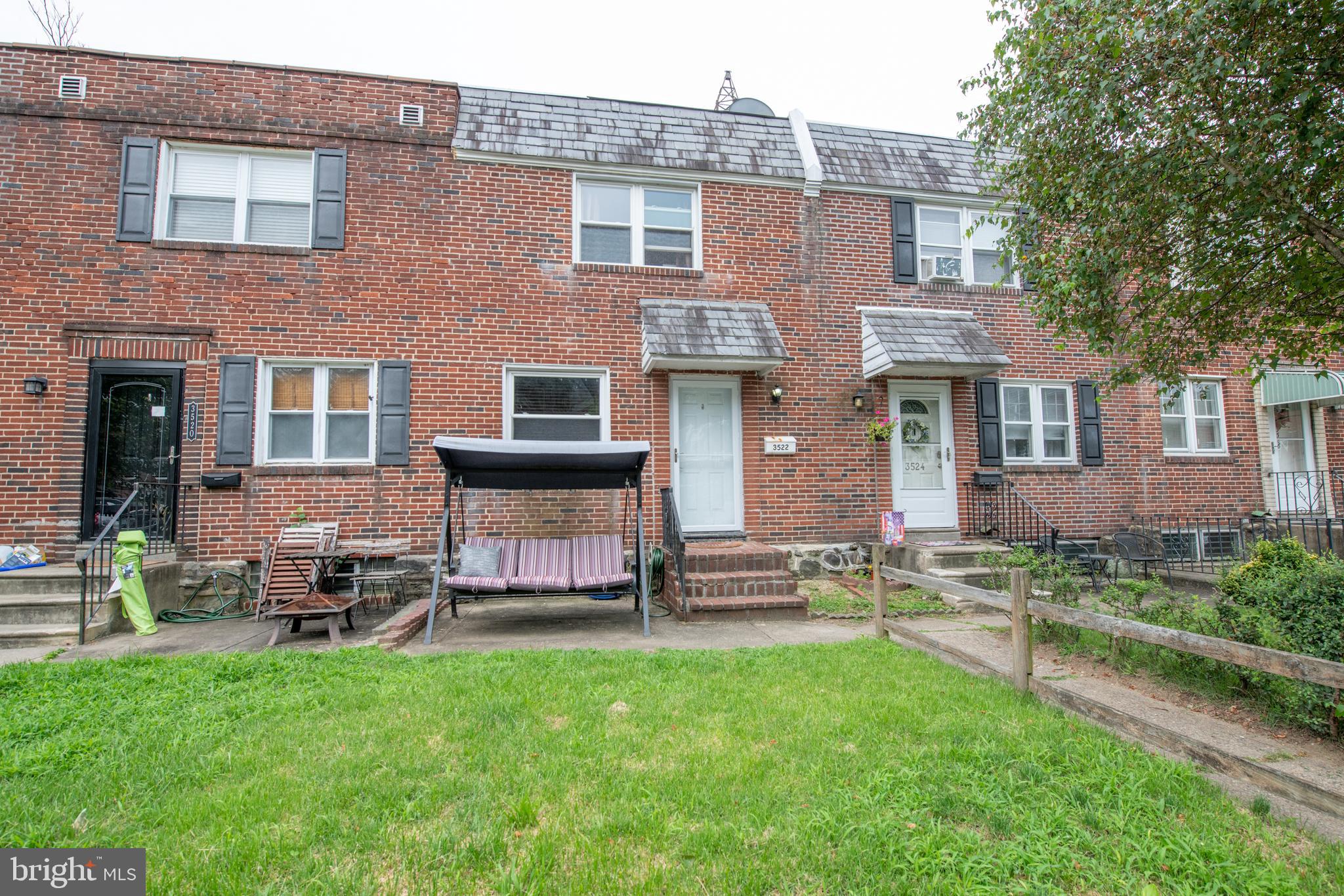 Welcome Home to 3522 Cresson Street! Nestled in the much sought after East Falls section of Philadelphia, this well maintained row home is full of features, such as hardwood floors, a newer kitchen, vinyl windows and a spacious living area. Enter through the living room and immediately notice the open floorplan from front to back. The newer kitchen boasts a modern glass & stainless steel hood over the gas stove, hardwood maple cabinets and butcher block countertop. On the backwall of the kitchen, there is an exit to your private rear patio, grilling, gardening and relaxing outdoors with a nice view of the City. On the second floor, you will find two spacious bedrooms with hardwood floors, newer carpet and great natural light. There is also a full bath in the hall with ceramic tile and skylight. On the lower level you will find the finished basement with separate laundry area, The lower level could be used for and office, play room, TV room, etc. You are just minutes from Center City, regional trains, Manayunk, and major highways. Call to schedule your private tour today!
