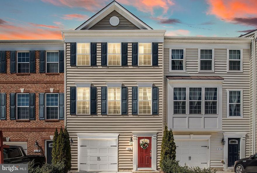 Welcome Home!! This beautiful townhome boasts 3 bedrooms and 2.5 bathrooms with ample living space! This townhome is very light and bright with high ceilings and a beautiful outdoor deck! The main level features a large recreation room which allows plenty of space for a playroom or anything you may desire with a sliding glass door to the great fenced in backyard! The 2nd floor features a great size living room with tons of natural light, crown molding, beautiful hardwood flooring that leads into the spacious dining area which has access to the oversized deck. You will love sitting outside in the spring and summer grilling and entertaining all your family and friends! Right off the dining areas is the grand chef’s kitchen which boasts a large island with 2 person seating, granite counter tops, stainless steel appliances, recessed lighting and ample cabinet space for all your storage needs! Additionally, this level has a Half bathroom and laundry.  The 3rd floor features a great size primary bedroom with vaulted ceilings that really makes the room feel grand and beautiful! The primary bathroom has a walk-in shower that has a seat, dual sink vanity as well as a spacious walk-in closet!! 2 more additional good size bedrooms and full bathroom on this floor. You will instantly fall in love with all the natural light that pours into the big windows throughout the home! Updates include fenced in back yard (2017), new address signs (2020). Community features a swimming pool, 3 playgrounds, community center and fitness center! Location is great with proximity to 95 and downtown for all your shopping needs! Don’t miss out on this beautiful townhome! Will not last long!