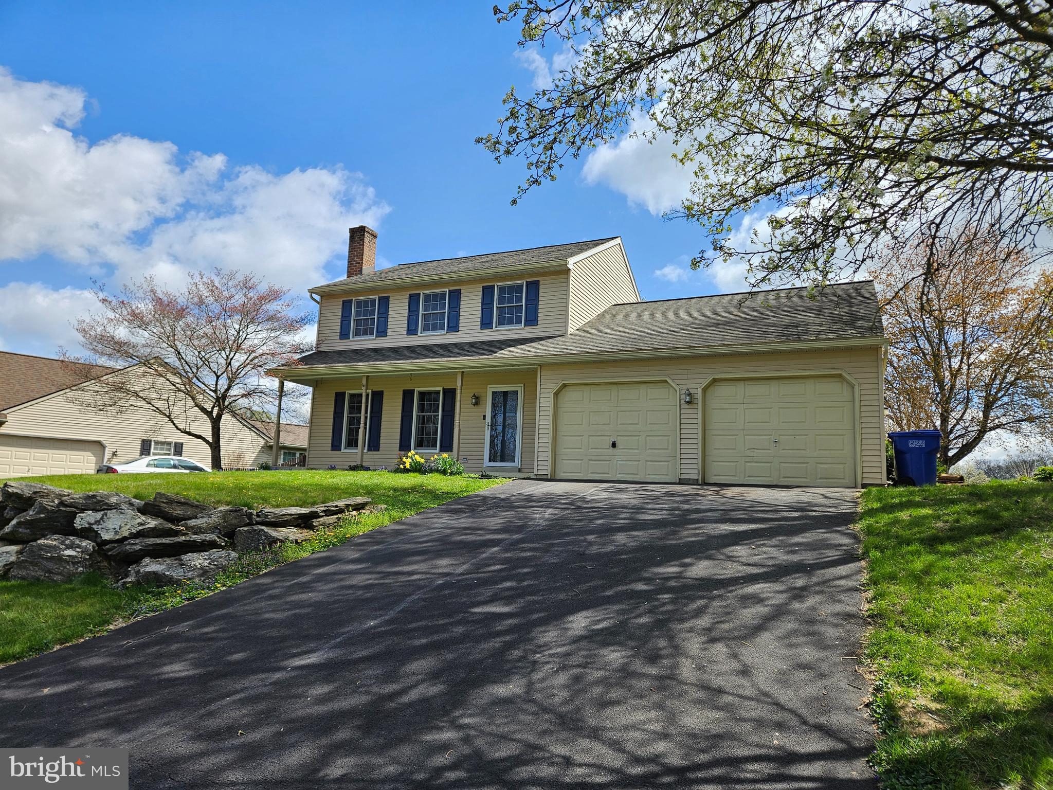 Repair work is needed for this home, but well worth the investment. Located in a quiet residential community, this home has an excellent location bordering the Millstream Village park. The home features an updated kitchen including granite countertops, white cabinets, and stainless steel appliances. The living room is highlighted by a brick wood-burning fireplace and laminate wood flooring. A spacious family room, also with laminate flooring, includes a ceiling fan for added comfort. The fully finished lower level offers built-in storage closets and laundry hookups. On the second floor, you will find three bedrooms and a full bathroom with a tub and shower. The rear yard is enhanced by a 13 x 11 covered patio , and a second 11 x 11 open patio, both overlooking the adjoining park land. Schedule your appointment today to explore the potential this home has to offer!