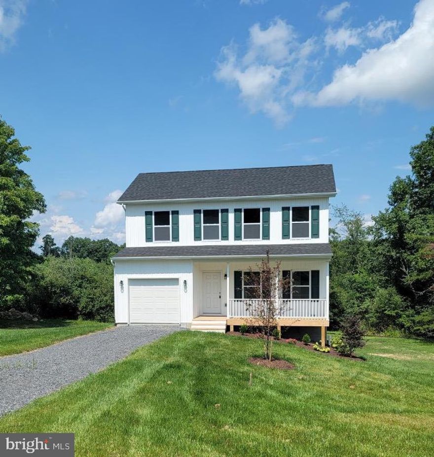 Available to view now is this 3 bedroom, 2.5 bath home.  Plenty of space with the full unfinished walkout basement.  Selections have been tastefully selected or select from other lots to add your color selections.  Stainless Steel kitchen appliances consisting of Refrigerator, Electric Range, Dishwasher & Microwave are included.  Paved driveways for each home. No construction loans are needed. The builder will finance the build and deliver you a quality finished product with one settlement. Your lender letter and deposit is all it takes to move forward.  Ready to close within 45 days.