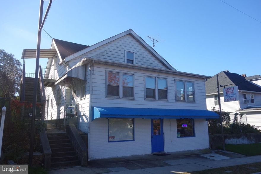 Unique opportunity for an investor to pick up a mixed use commercial property in downtown Havre De Grace with 2 apartments and 1 Deli.  The top level is a 2 bed/1 bath apartment and will be delivered vacant.  The main level is a 4 bed / 1 bath apartment with access to the full rear fenced in yard with alley access and private parking and will also be delivered vacant.   Both Apartment units have been renovated with new carpet and paint in the past month with new Water Heater installed in top unit.  The lower level is a Deli which is a staple of the community, has been in operation for 40 years, and is currently listed for sale  w a closing date of 12/11/23.  The new owner of the Deli will have a brand new 5yr lease at $2300/month NNN (MLS#  MDHR2025622).  All units are separately metered for electric and gas with their own separate systems for heat and AC.  This opportunity will not last!