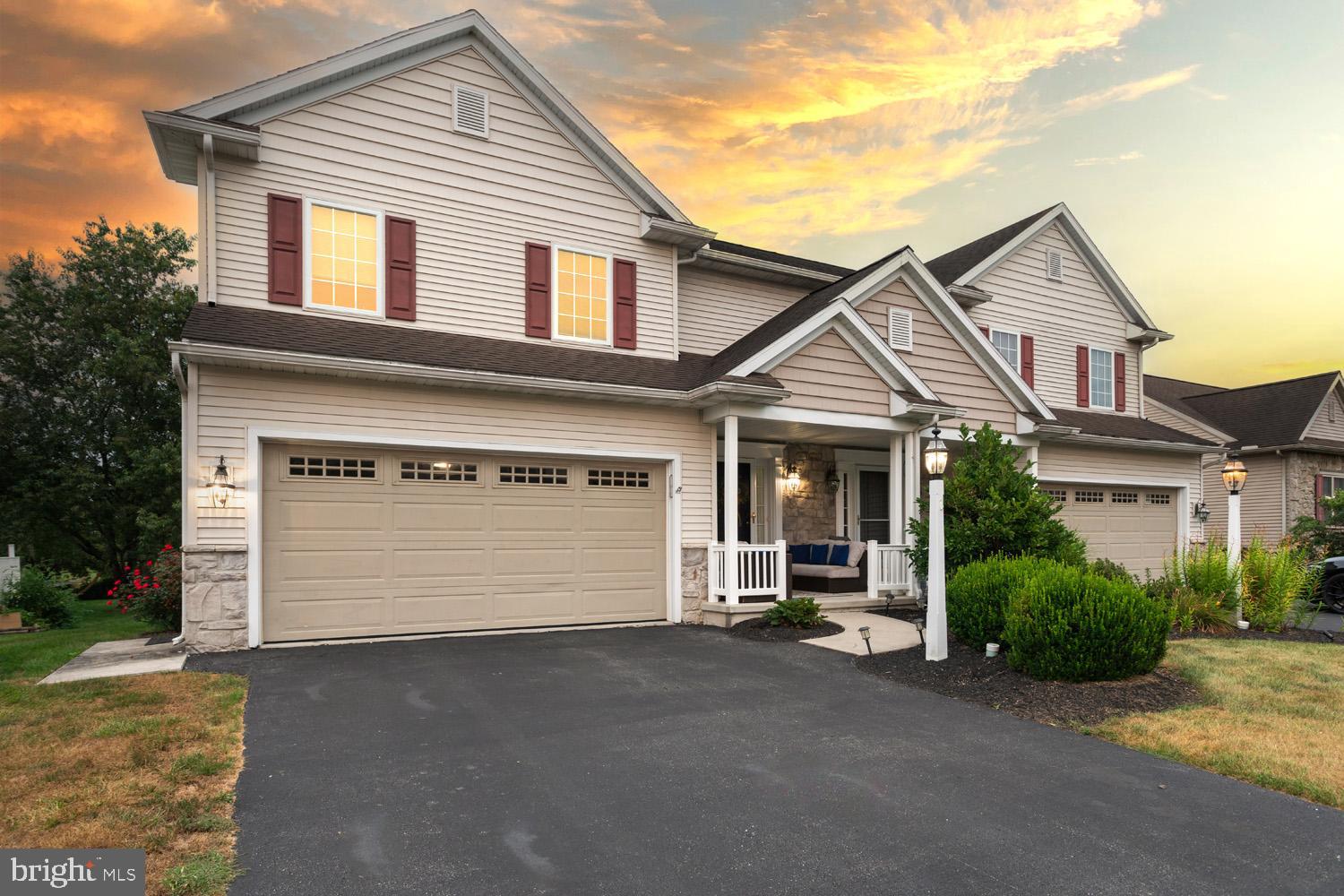 Prepare to be impressed the moment you step inside this beautifully maintained home! The open-concept family room, kitchen, and dining area offer an inviting layout, complete with a spacious kitchen island and cozy gas fireplace. An updated kitchen countertop with a sleek black quartz under-mount sink enhances the home’s appeal. Upstairs, the large Primary Bedroom Suite features a huge walk-in closet and private bath. Two additional bedrooms, a second full bath with updated faucets, a linen closet, and a convenient second-floor laundry with both gas and electric dryer hookups complete the upper level. The finished lower level adds approximately 525 square feet of living space, including a bar with cabinetry, perfect for entertaining. Three additional storage areas provide plenty of room to stay organized. Recent updates include a new furnace (2024) and central air (2020). Outside, you’ll enjoy a spacious deck overlooking open space—ideal for relaxing or entertaining. A two-car garage and the benefit of no HOA fees make this property even more attractive.