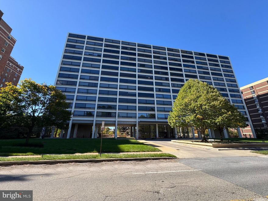 Welcome to this condominium unit in the Tuscany-Canterbury neighborhood. Located on the 15th floor of Highfield House Condominium, this home features a living room with floor-to-ceiling glass windows and vinyl flooring that flows into the dining area, a kitchen with granite countertops and appliances, two bedrooms with built-in cabinets, and two full bathrooms with tub showers. Residents of Highfield House enjoy many amenities including a full-service building with a doorman, 24-hour front desk personnel, an outdoor circular pool, a fitness area, a community/party room, a shared room with a library and gym equipment, and a well-maintained laundry room.  Don't miss this opportunity! Schedule a showing today.