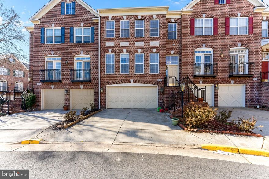 4 Bedrooms, 3.5 Baths, 2 Car Garage Brick Front, Gas Fireplace Townhome with relatively new Deck, recent roof shingles, updated Kitchen, recently painted and gorgeous Brazilian Cherry Hardwood floor on Main level with morning room extension.  Open Layout on Main level with Formal Living and Dining rooms flow into Large Updated Kitchen with relatively new Granite Countertops, Stainless steel appliances and Spacious Island. Beautifully crafted with style, the kitchen features a brand new ,sleek and luxurious tiled floor exuding modern elegance and timeless charm. Step out from Kitchen, morning room extension into large spacious brand recently built 348 SFT deck. Upstairs, the grand primary Suite with expansive bedroom has Tray ceiling with sitting area extension, walk in closet and grand  spa inspired Jacuzzi included master bath. Master bath and all bathrooms stunning new tilework continues the upscale feel—crafted with precision, the bath floor and shower walls are adorned with rich textures and refined tones. Two additional bedrooms shared full bath and laundry complete the upper level with new luxurious laundry floor tile. Relatively new highly efficient insulation in the attic for lower energy bills. Finished Lower-level features fully finished bedroom with full bath and a spacious hall. Relatively new HVAC Unit with Furnace and AC Compressor, and recent water Heater. Walk out to the backyard. Pets and Smoking are not allowed. Very near to Dulles Toll Road, Rt28, very close to Metro, Shopping, Dining and a few mins away from Reston Town center. Available to occupy  Immediately.