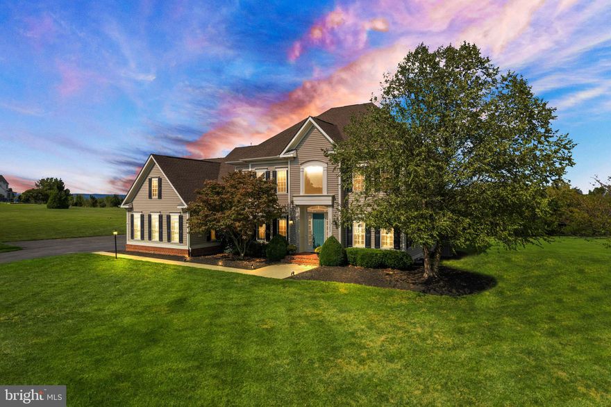 Discover the pinnacle of country living in this 4600 finished square foot single-family home, gracefully situated on 5.24 acres of uniform terrain in the prestigious Waterford View community. Nestled between the charming village of Waterford and the bustling town of Lovettsville, this property offers the perfect blend of serene rural living and nearby urban amenities. Enjoy awe-inspiring 360-degree views of majestic mountains and rolling hills from every vantage point and embrace the beauty of changing seasons and breathtaking sunrises and sunsets.
Opulence and grandeur welcome you as you step inside this home. You may choose to enter though the grand 2 story foyer or the convenient mudroom - the perfect place to shed the weight from your shoulders. 
The home's interior boasts a relaxed atmosphere and timeless beauty from the gourmet kitchen with modern appliances and an expansive center island, perfect for culinary enthusiasts, to the elegant moldings, high ceilings, dual staircases and plantation shutters throughout.

The primary suite is a true retreat, offers the utmost in luxury and comfort. Three generously sized walk-in closets provide ample storage space for your wardrobe and accessories. Pamper yourself in the huge ensuite bathroom, featuring a large shower and a standalone soaking tub for relaxation. Separate vanities make your morning routine a breeze. A designated water closet adds privacy and convenience. Best of all, step onto your private deck off the primary suite and soak in the views while sipping your morning coffee or unwinding at the end of the day.
Well-Designed Living Spaces include four generously sized bedrooms, each offering unique features and ample closet space. Two of the secondary bedrooms share a convenient jack and jill bathroom with a double vanity and the fourth bedroom boasts an ensuite bathroom and a generously sized walk-in closet/dressing room.
Work from home in style in the designated office/library and entertain with grace in the formal living and dining rooms. Relax in the spacious family room is adorned with built-in features and a cozy fireplace.
Let your design dreams come to life as you expand your living space below grade. Notable recent improvements include a new 75 gallon water heater (2019), new dual zoned HVAC (2021), water treatment system-installed in 2021, and a sump pump-installed in 2021.
The property encompasses renowned Loudoun County beauty and is the perfect space for gardening, recreation, or simply enjoying the scenic outdoors. Welcome Home!