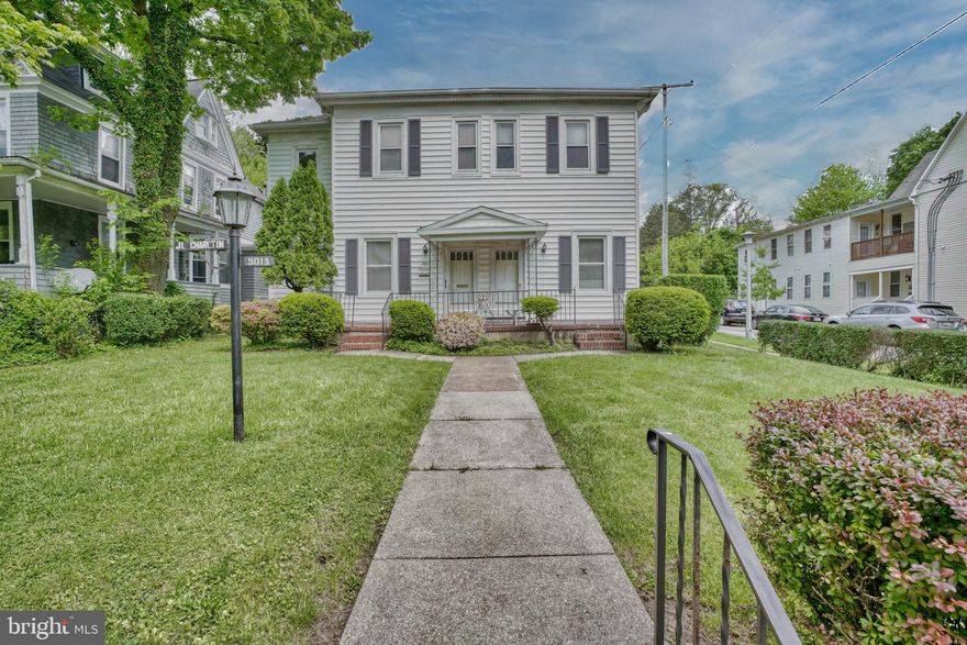 **MULTIPLE OFFERS RECEIVED** **HIGHEST AND BEST OFFERS DUE THURSDAY, 5/20 AT 8PM**  Rarely available opportunity in the coveted Roland Park area! This unique property has endless potential! You will find 3 separate rental units and 1 office space that is currently being used as a podiatrist office. FOUR UNITS TOTAL. There are two (2) upstairs apartments. Both have 2 bed, 1 bath, living & dining area, and a kitchen that walks out to the back deck. Both apartments have a shared hallway access in the front of the home, as well as an access in the back. One of the upstairs apartments is currently occupied and being leased for $1,200.00 a month. The current tenant is on a month-to-month lease and prefers to stay. Downstairs has a 1 bed 1 bath apartment & where the office space is located. Large unfinished basement perfect for storage. Huge backyard that has the potential for a parking pad / lot. Property sold AS-IS.